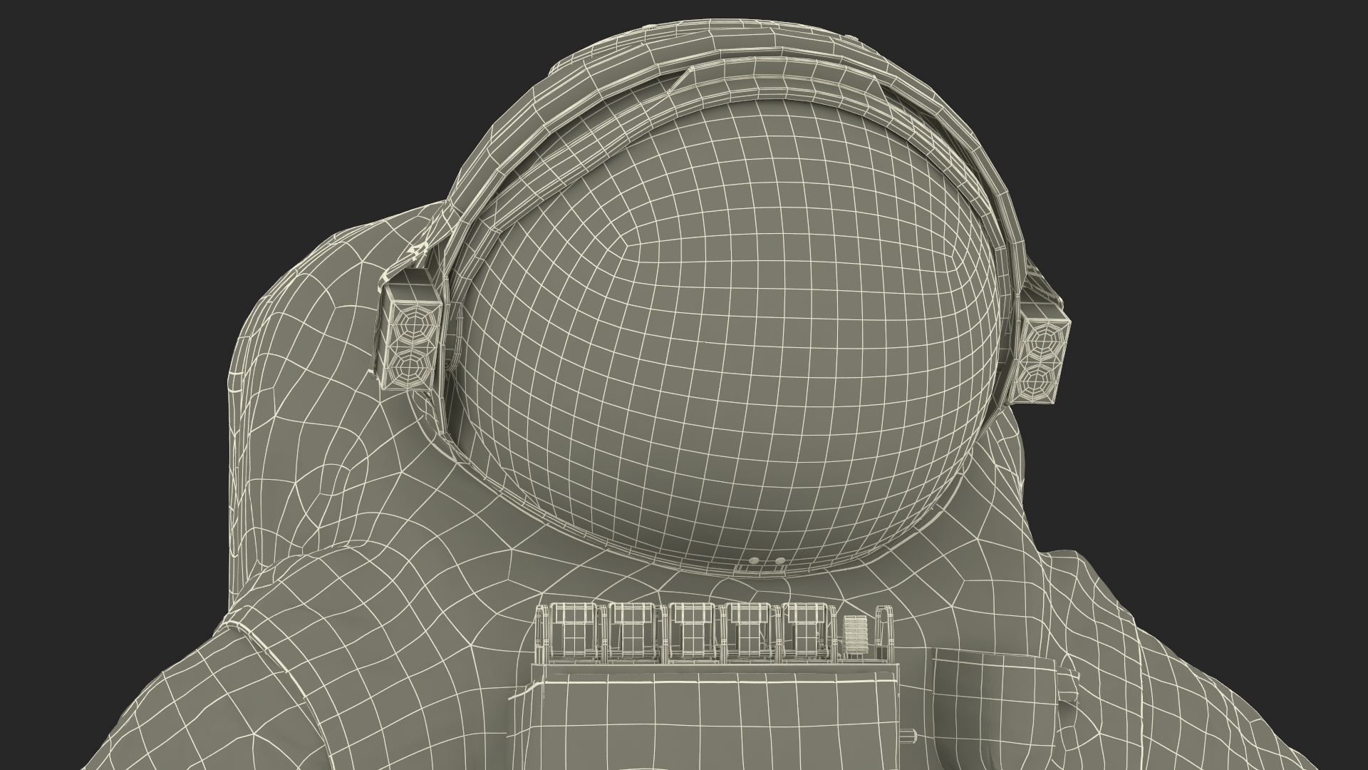 Chinese Astronaut Space Suit Haiying Rigged for Maya 3D