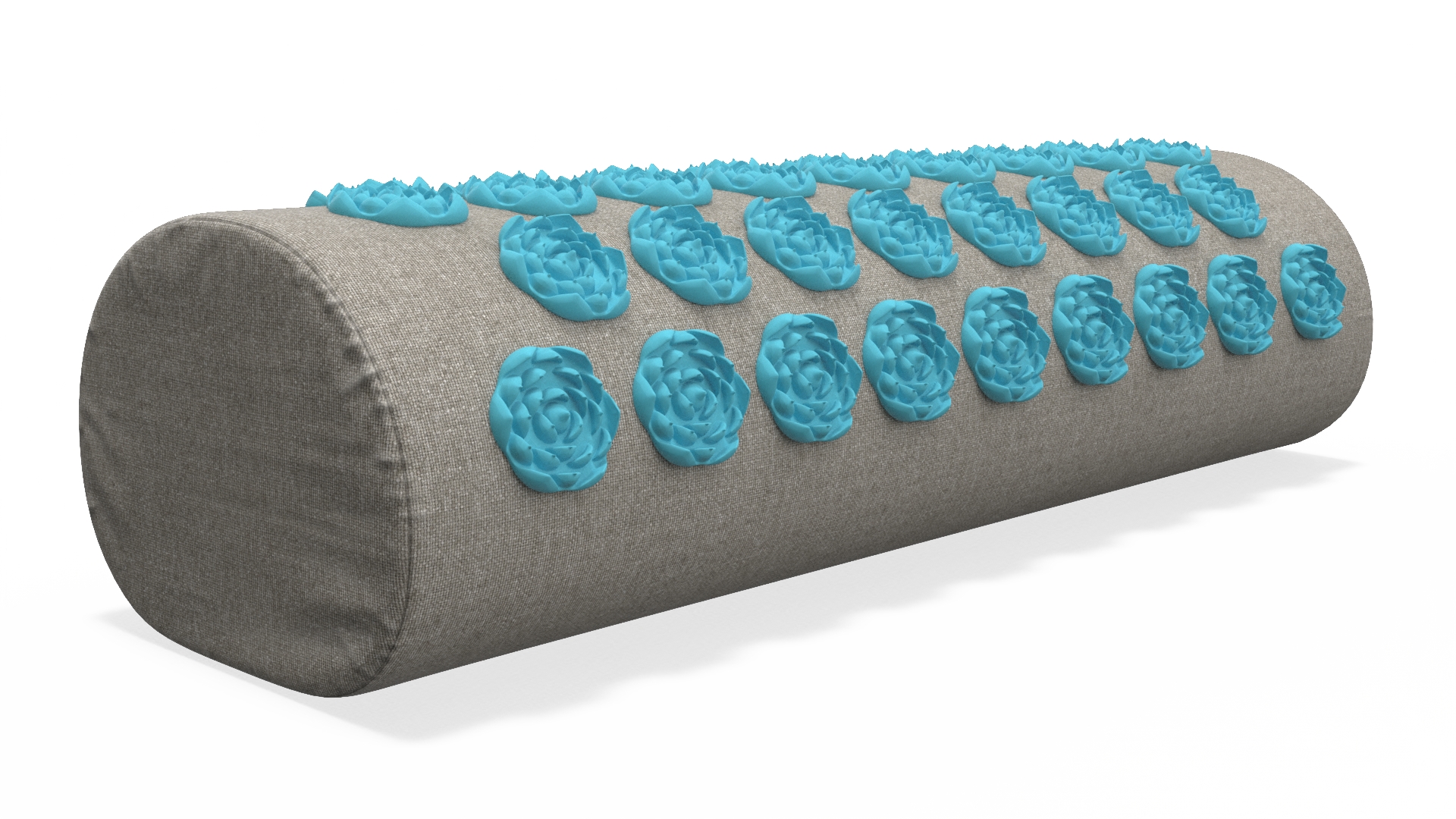 3D model Acupuncture Cylindrical Pillow Blue