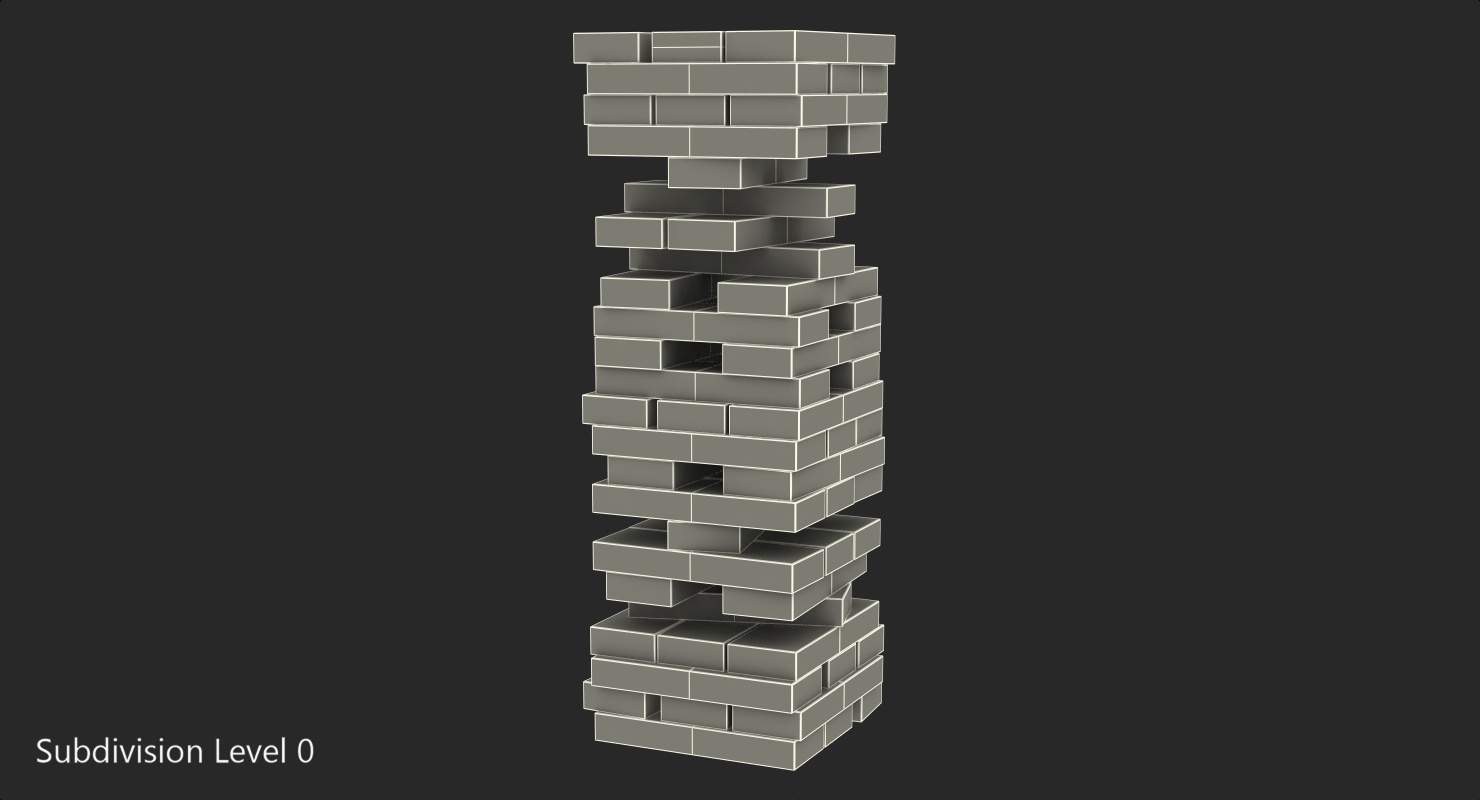 3D Jenga Tower