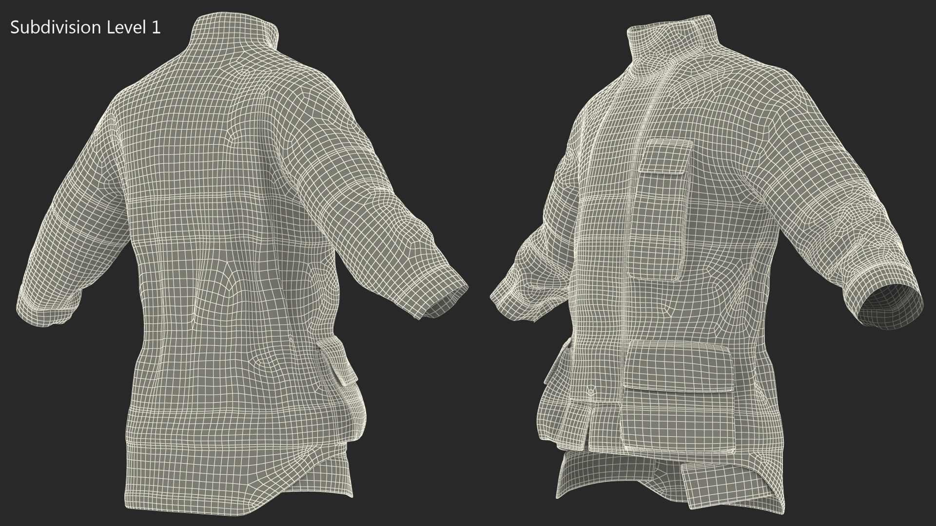 Firefighting Coat 3D