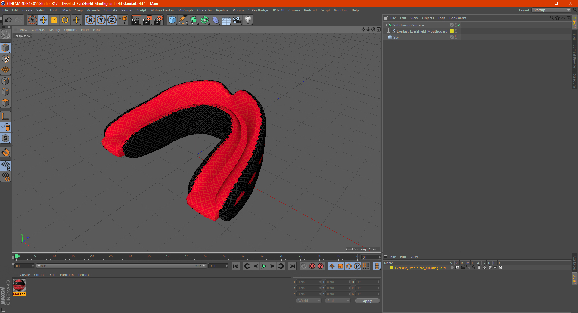 3D model Everlast EverShield Mouthguard