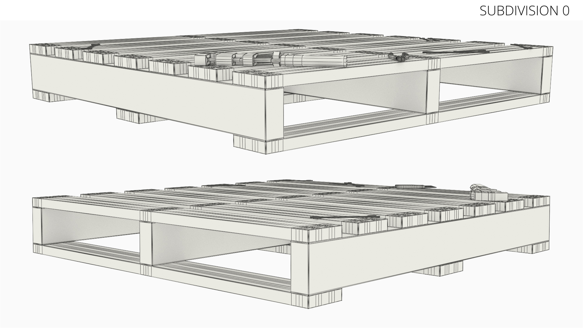 Timber Cargo Pallet with Maintenance Tools - view 9