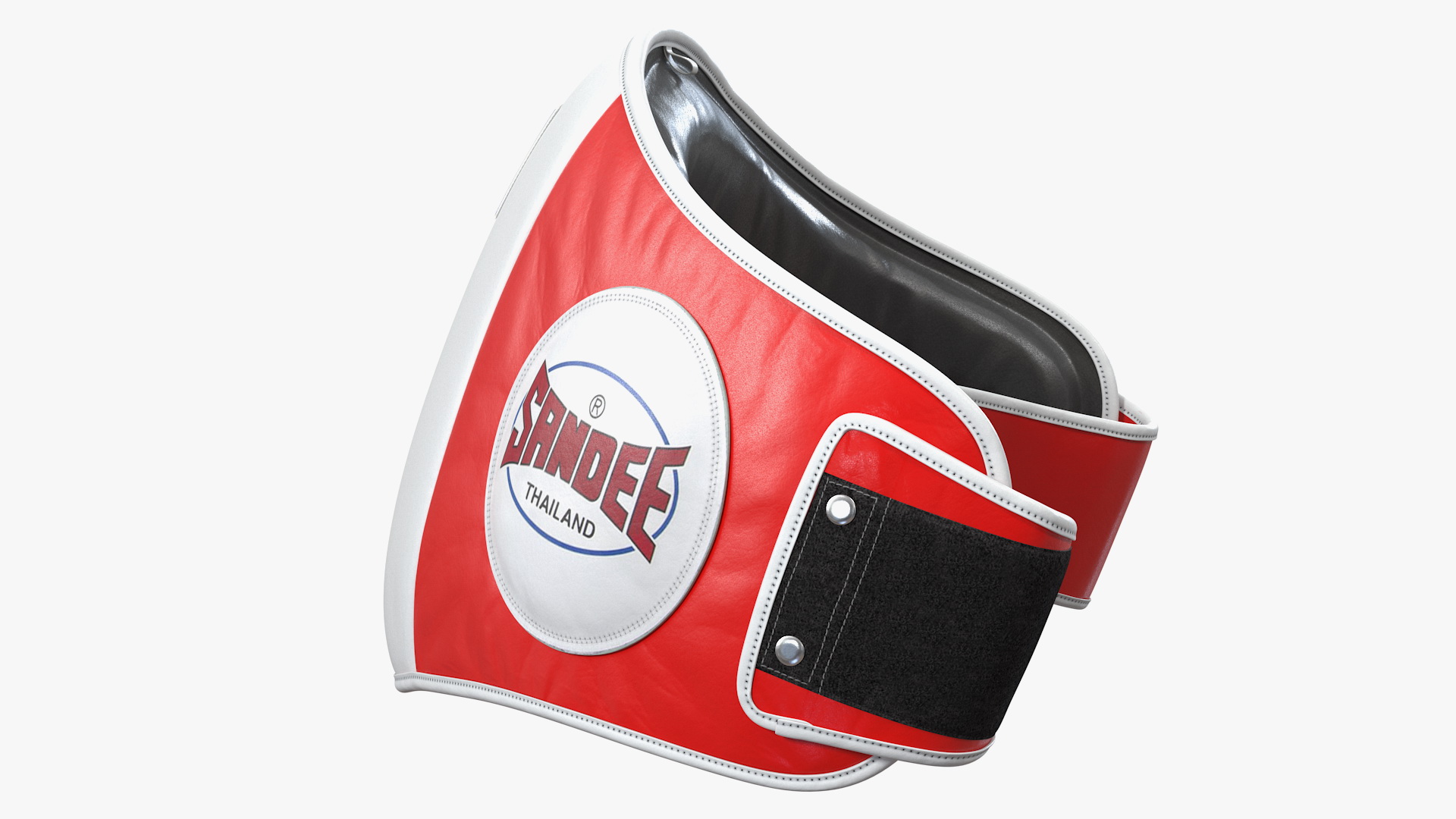 3D Sandee Velcro Belly Pad White Red model