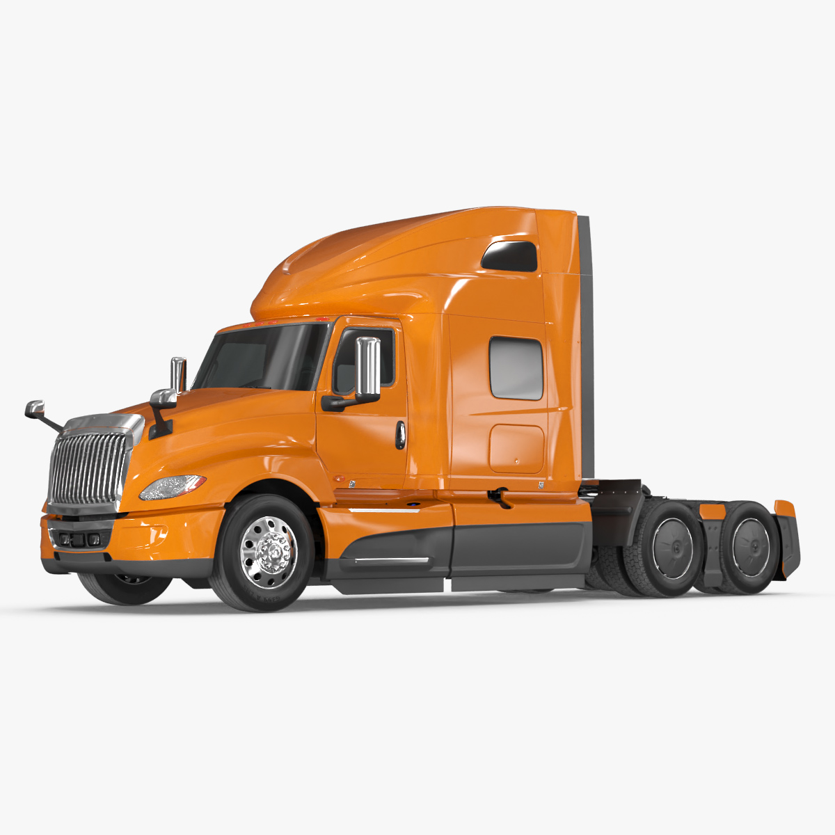 Heavy Duty Truck Basic Interior 3D model preview