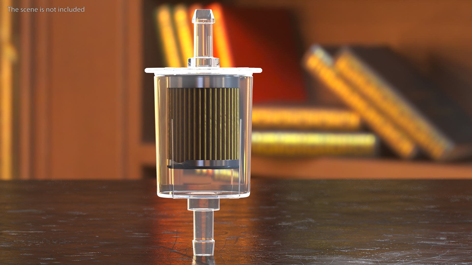 Motorcycle Universal Inline Fuel Filter 3D model