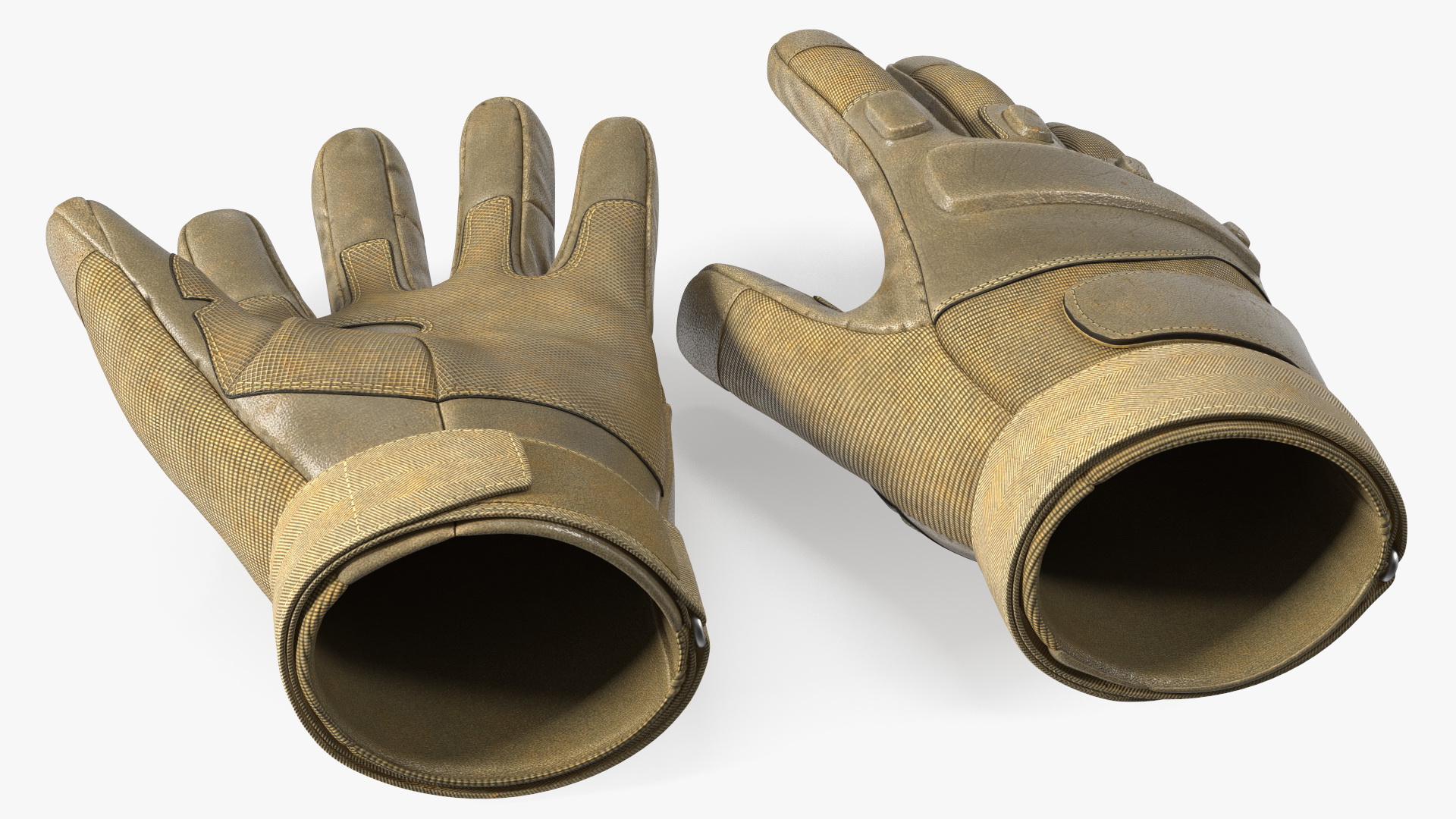 Tactical Military Gloves 3D model