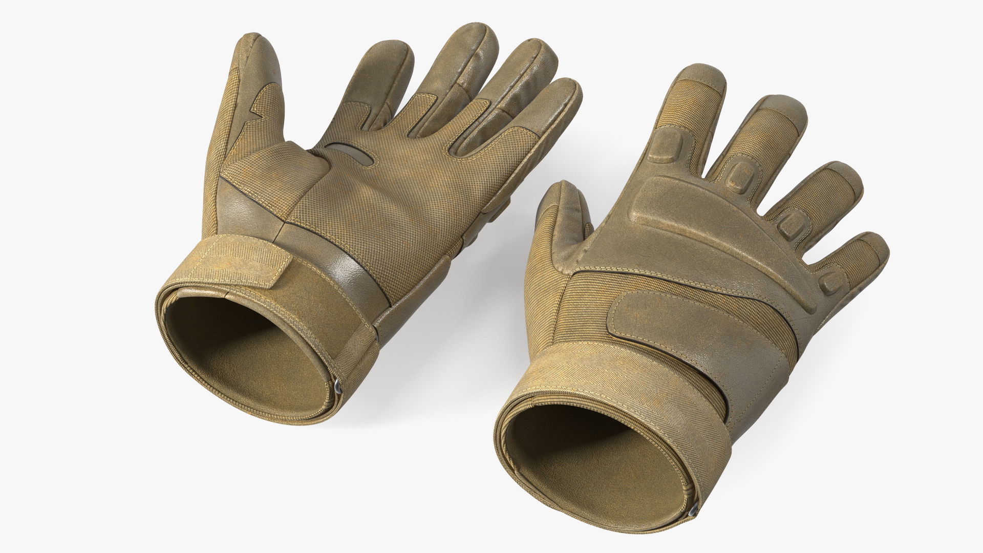 Tactical Military Gloves 3D model