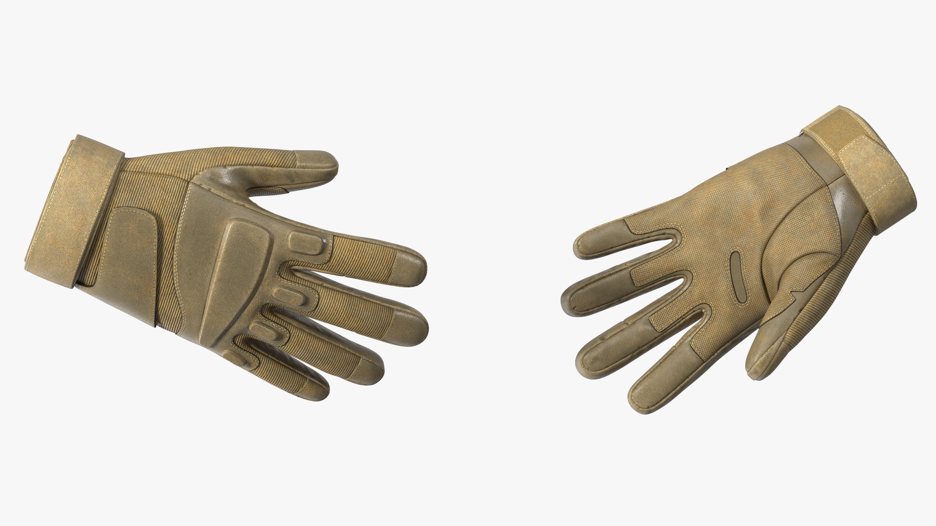 Tactical Military Gloves 3D model