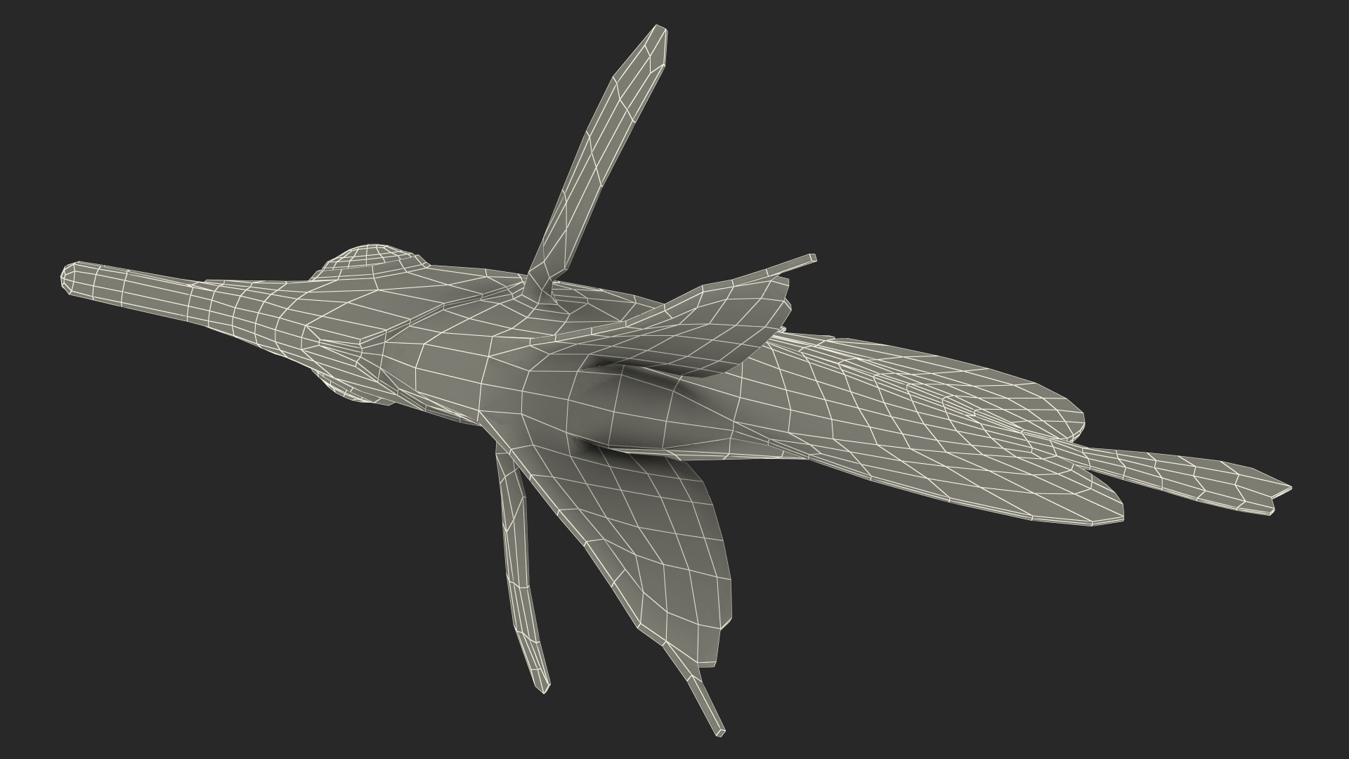 3D Copperband Butterflyfish Rigged