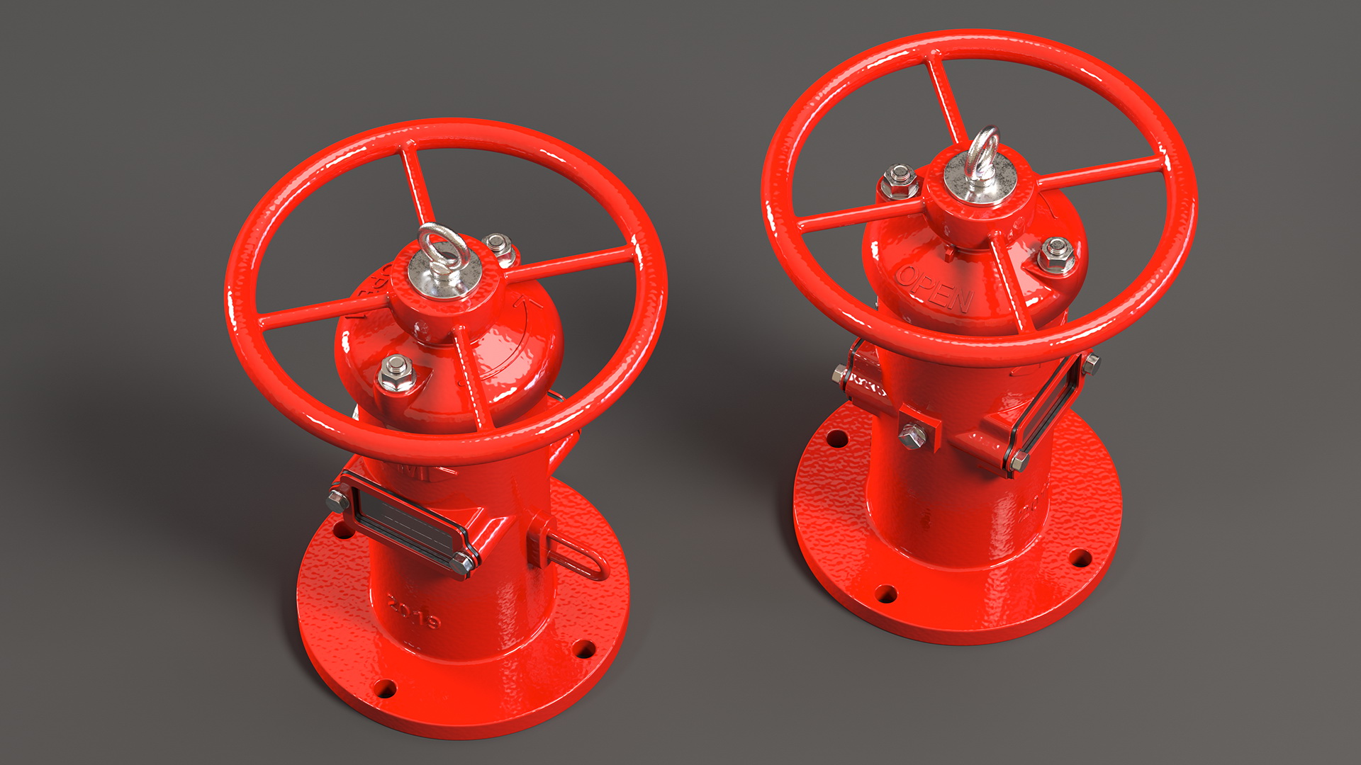 3D Fire Protection Indicator Posts