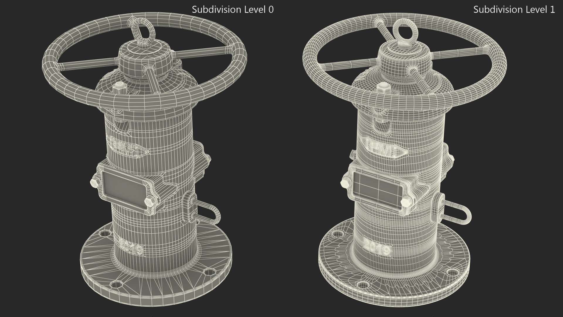 3D Fire Protection Indicator Posts