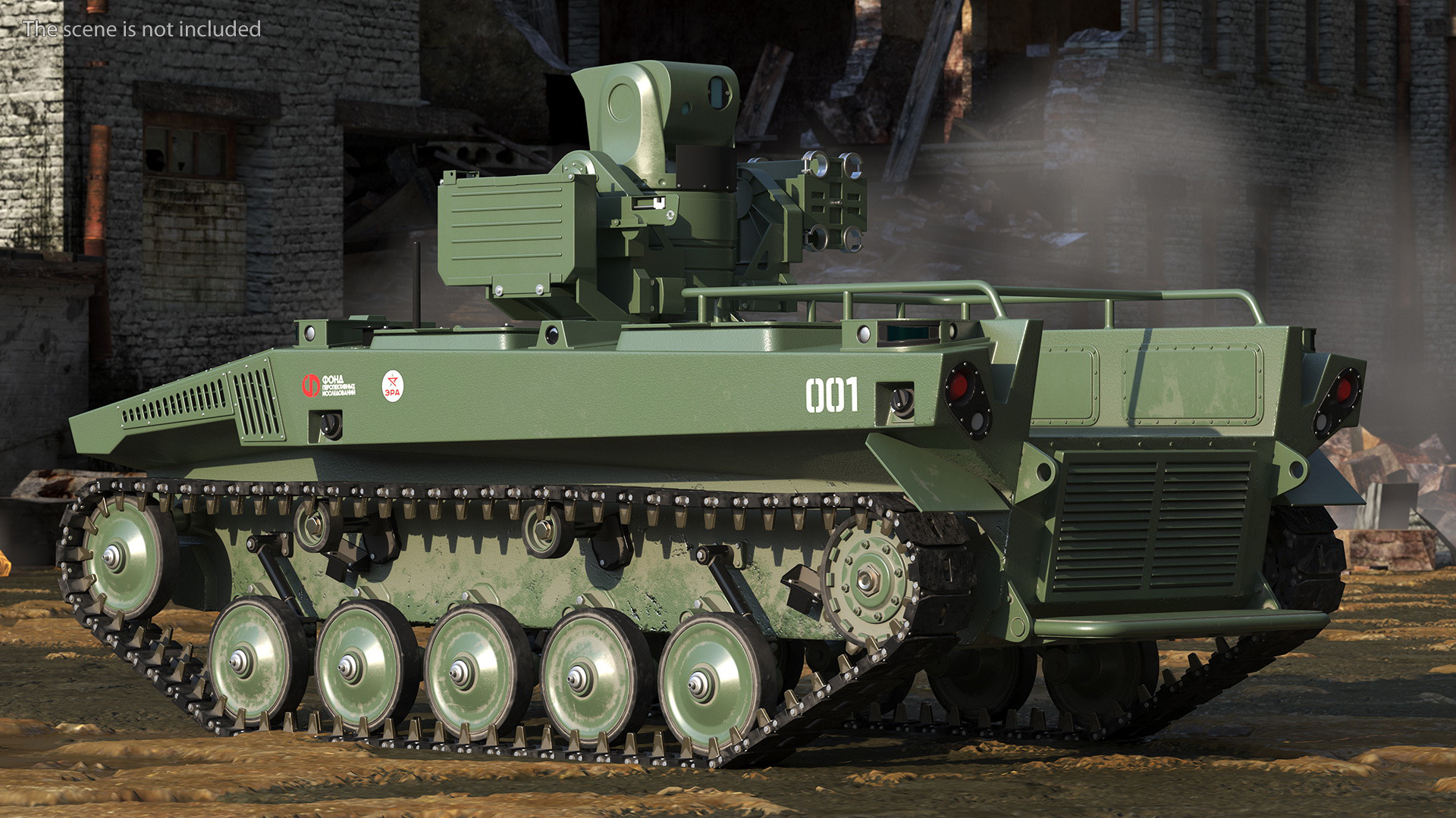 Marker Russian Military Robot 3D model