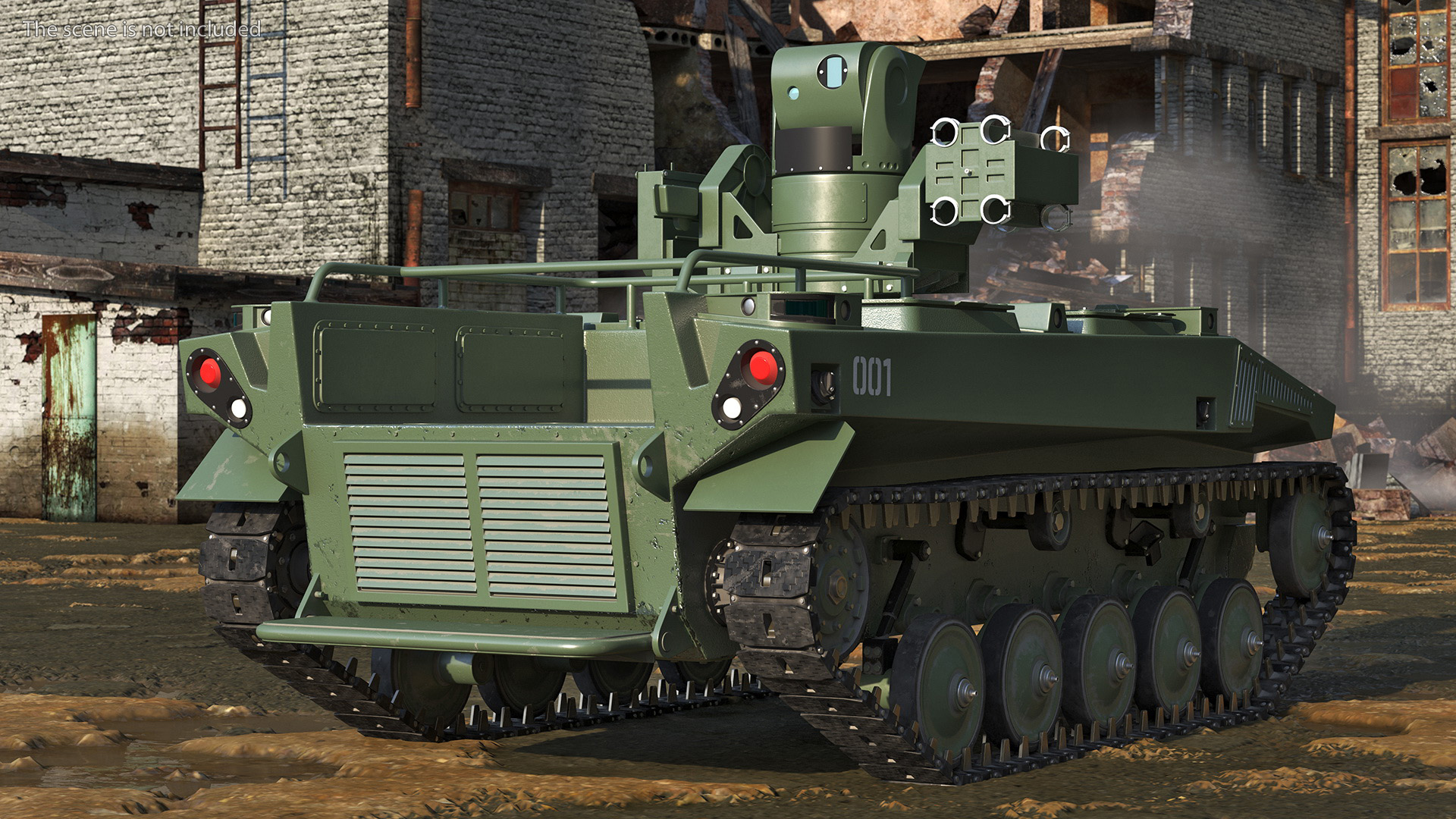 Marker Russian Military Robot 3D model