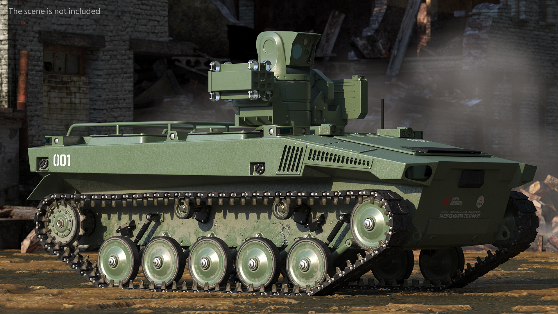Marker Russian Military Robot 3D model