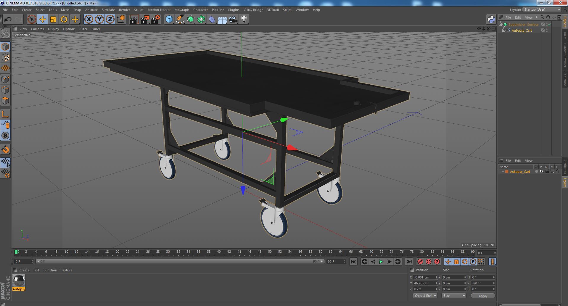 Autopsy Cart 3D