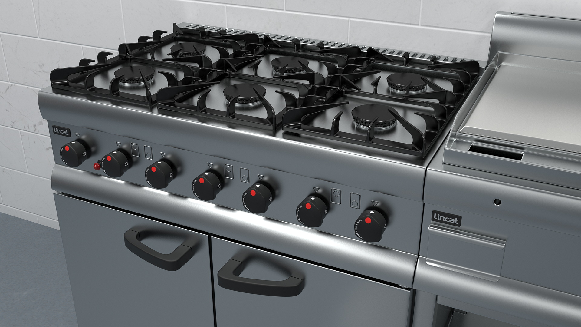 Large Restaurant Kitchen 3D model