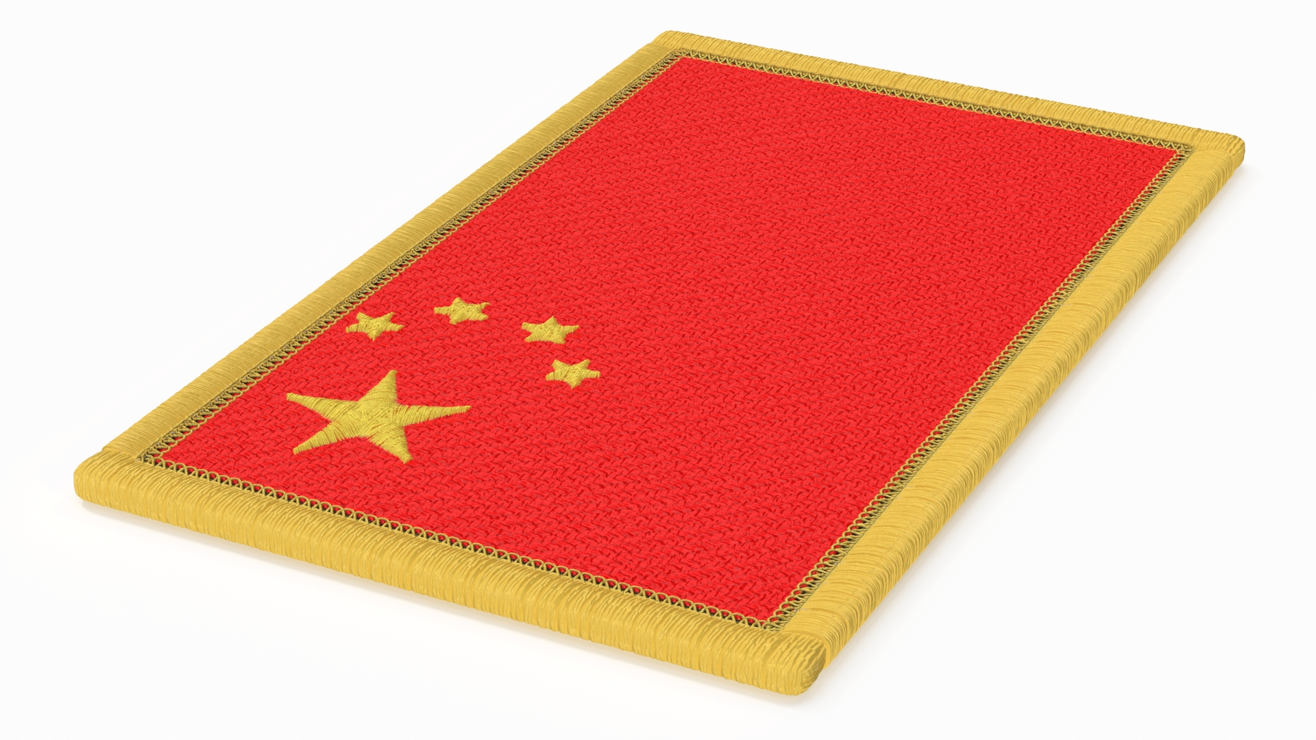 3D China Flag Patch
