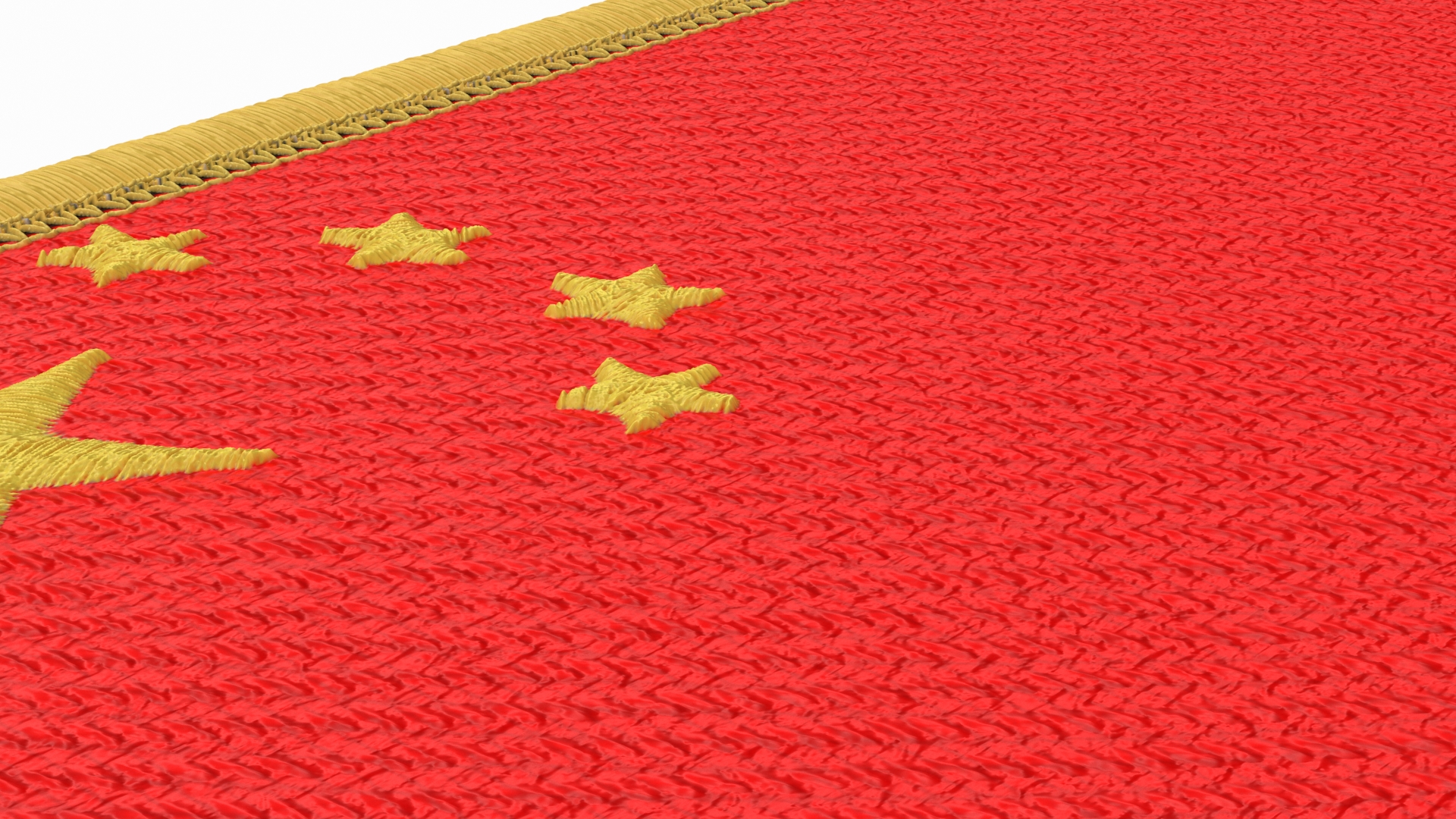 3D China Flag Patch