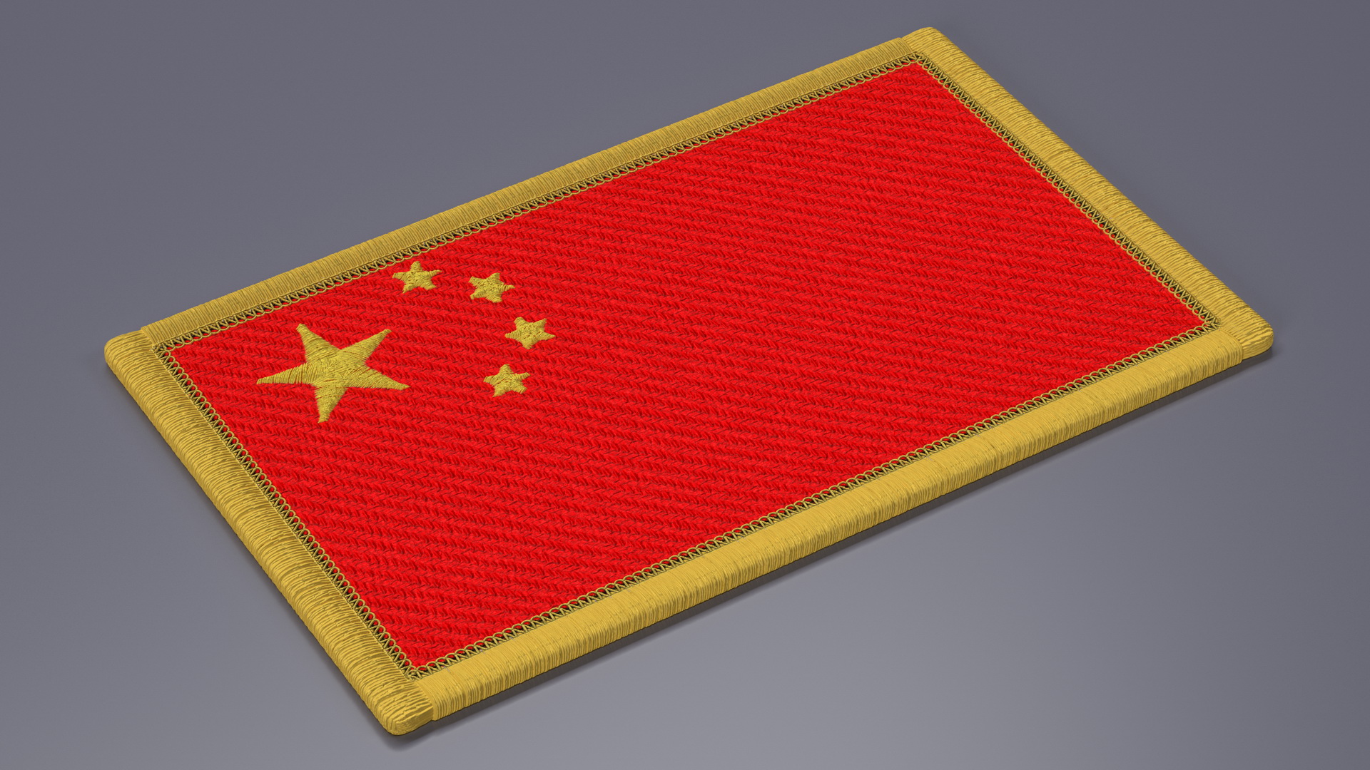 3D China Flag Patch