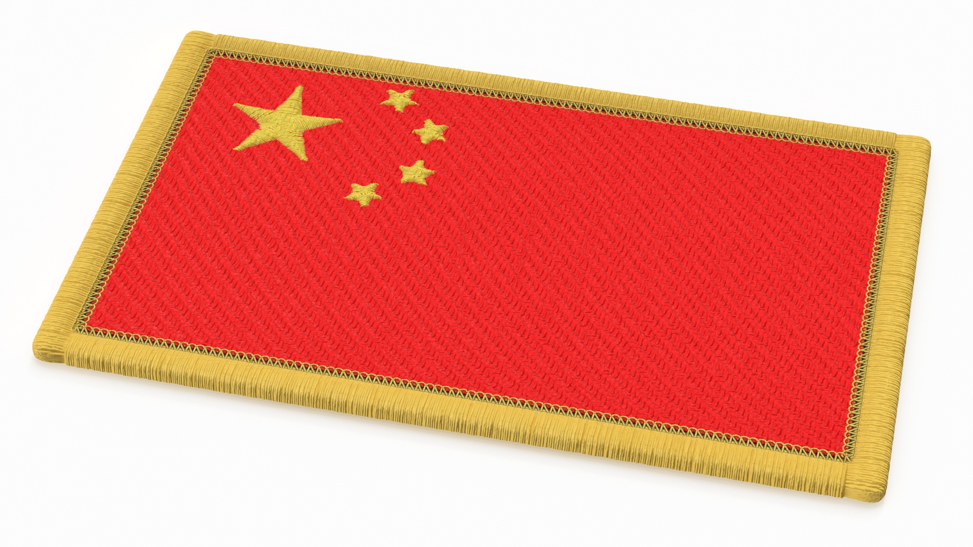 3D China Flag Patch