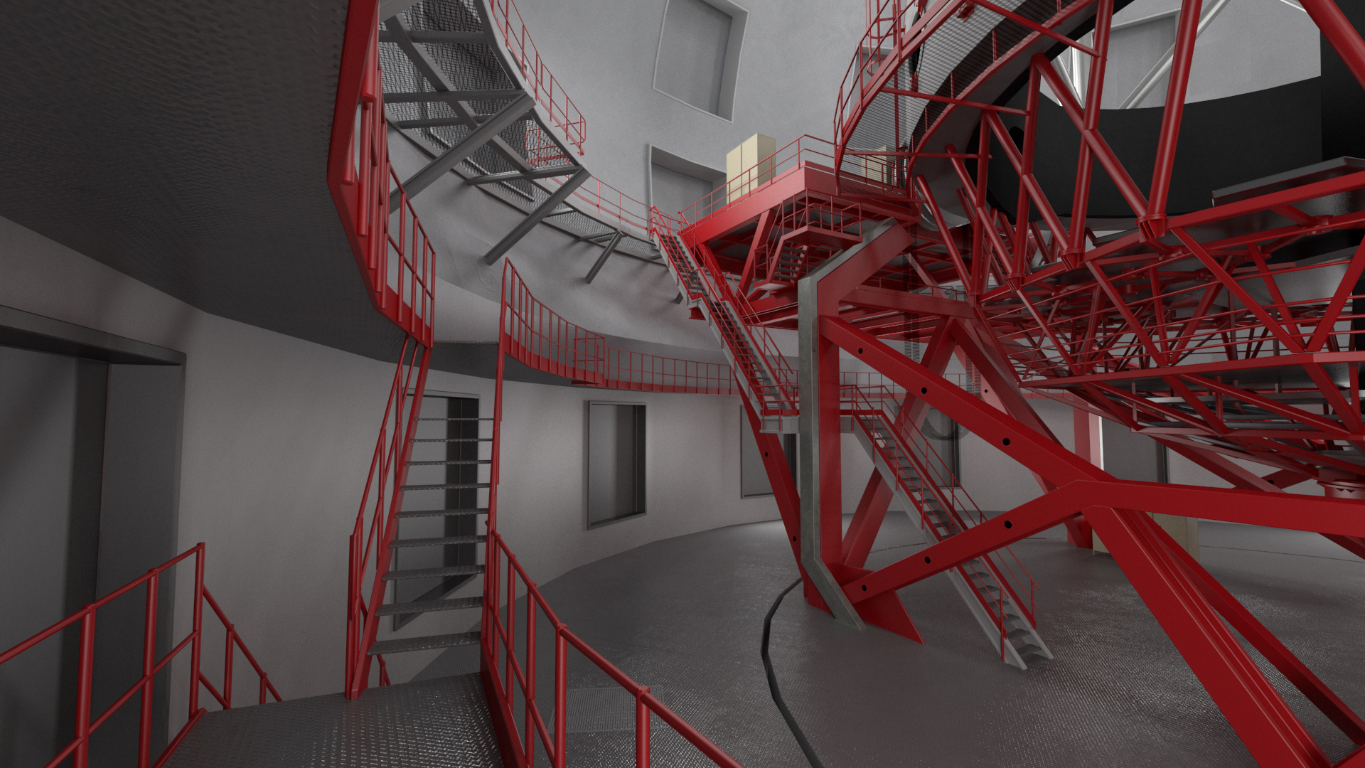 Dome Telescope 3D model