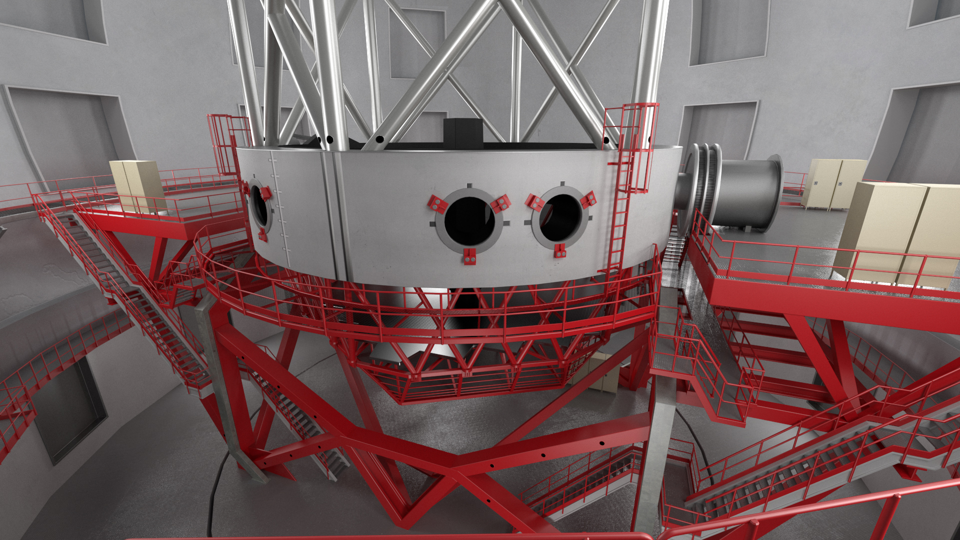 Dome Telescope 3D model