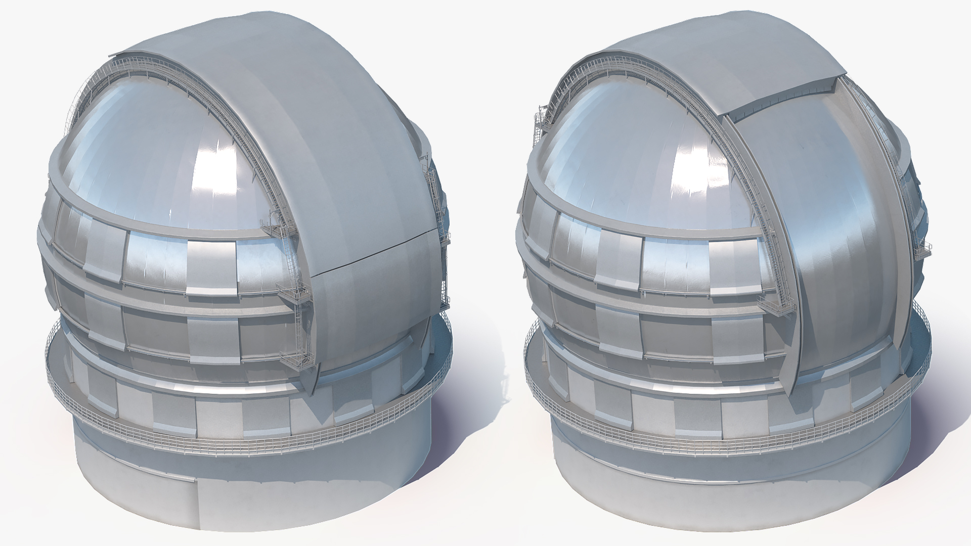 Dome Telescope 3D model