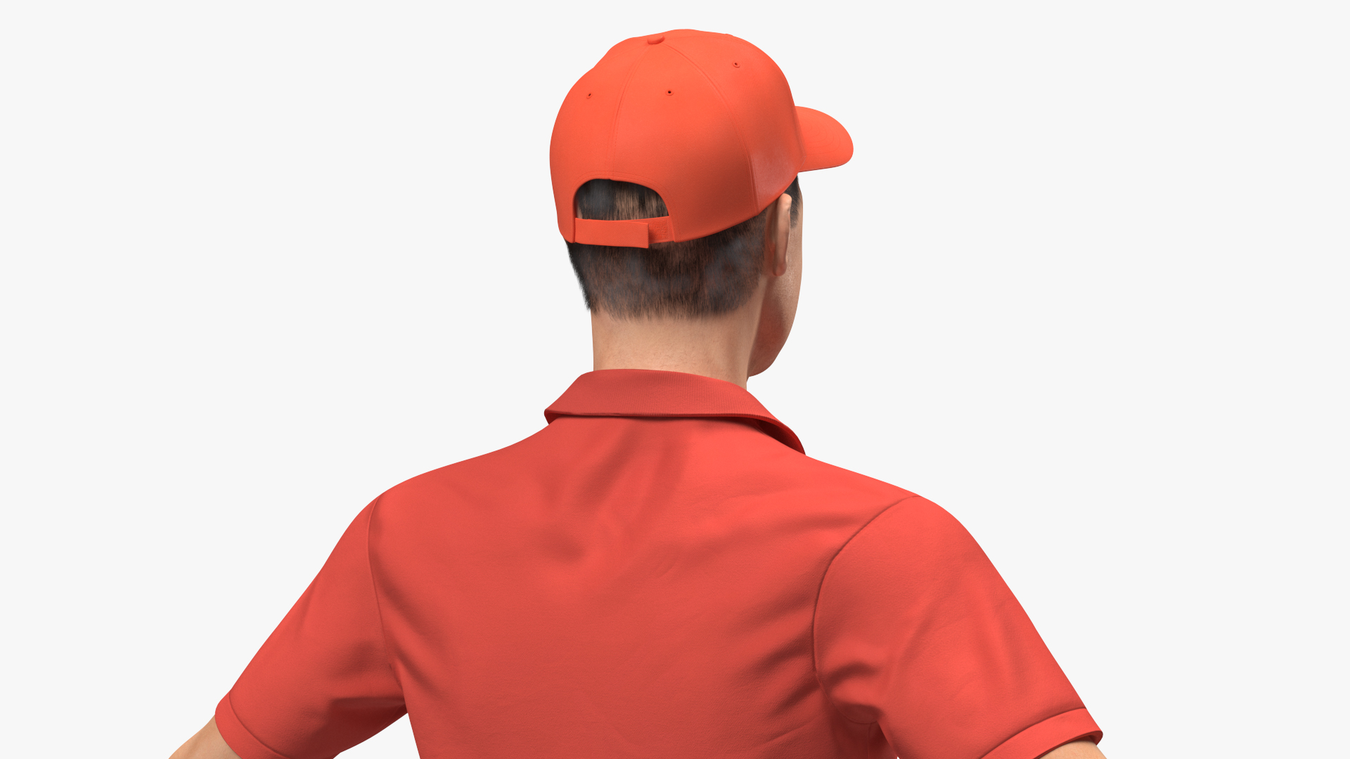 Delivery Service Man Neutral Pose Fur 3D