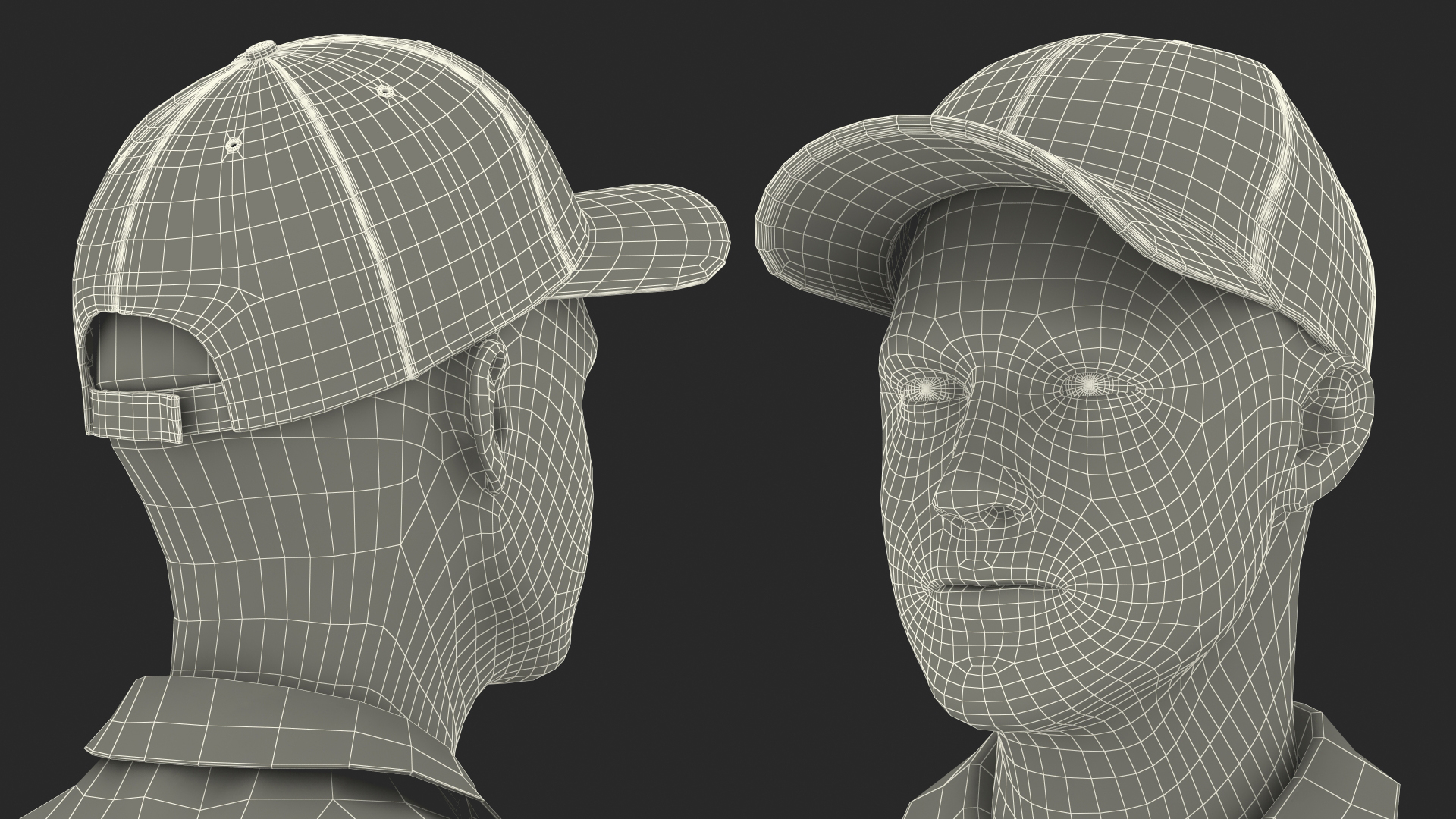 Delivery Service Man Neutral Pose Fur 3D