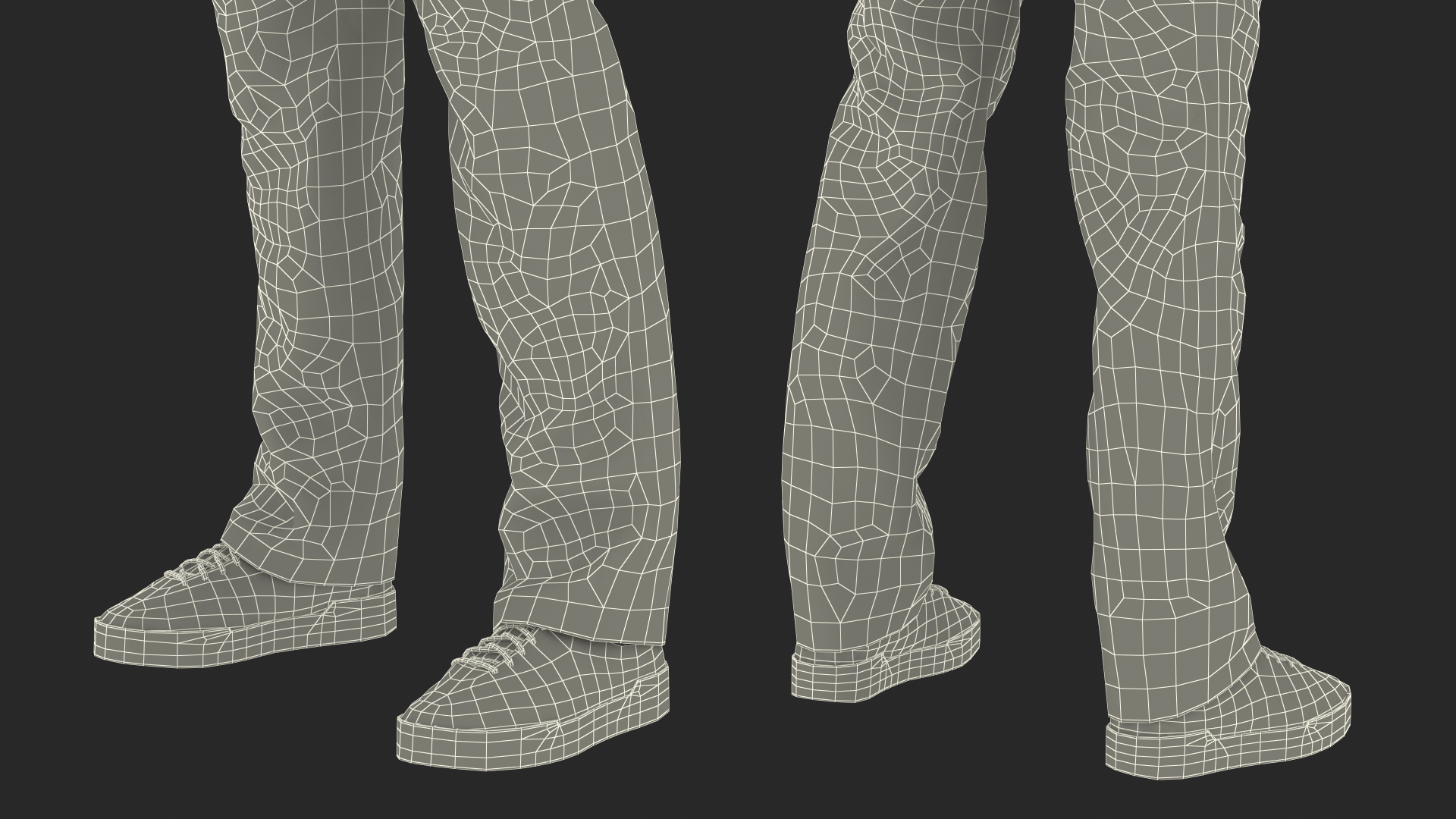 Delivery Service Man Neutral Pose Fur 3D