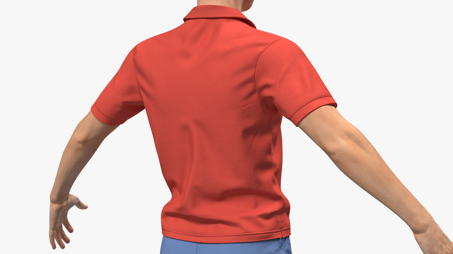 Delivery Service Man Neutral Pose Fur 3D