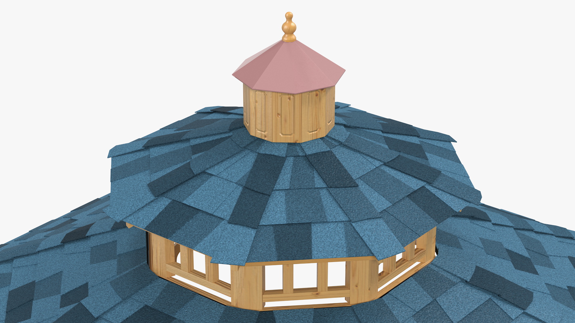 3D model Gazebo Pavilion Structure