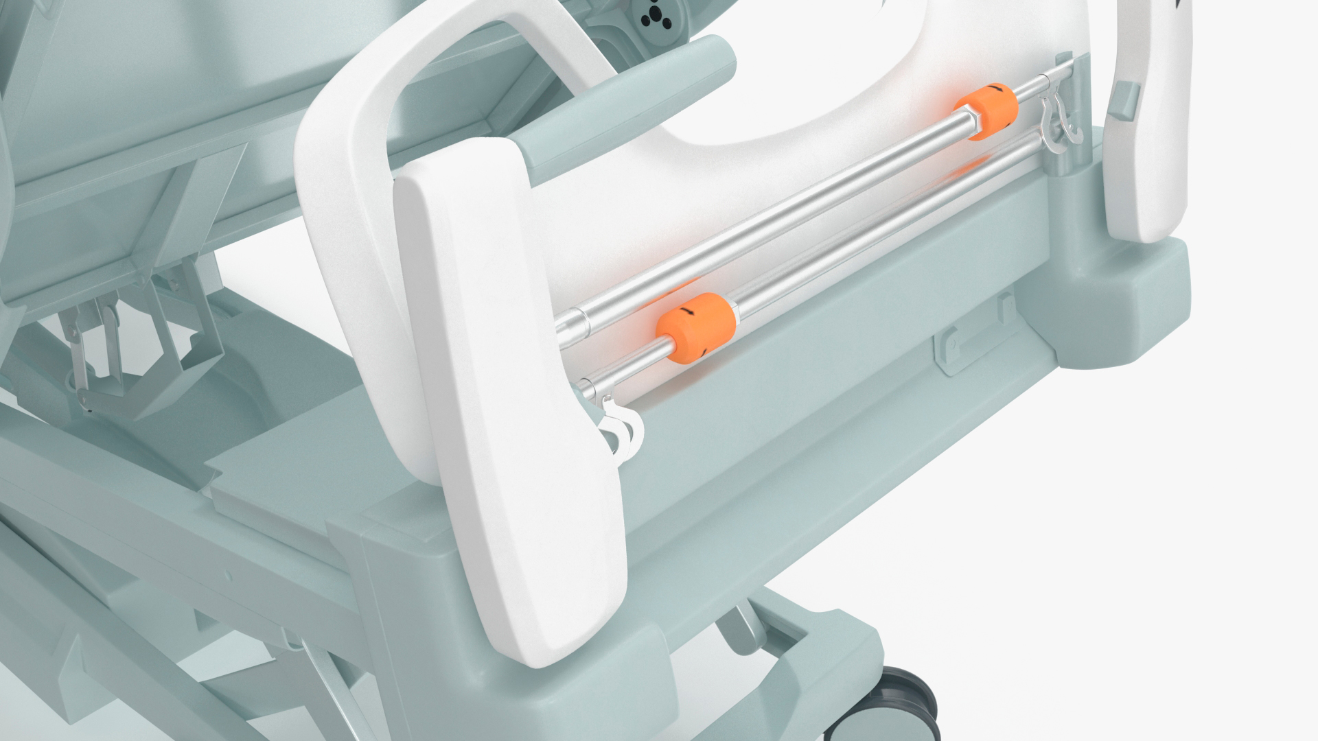 Smart Hospital Bed Rigged for Maya 3D model