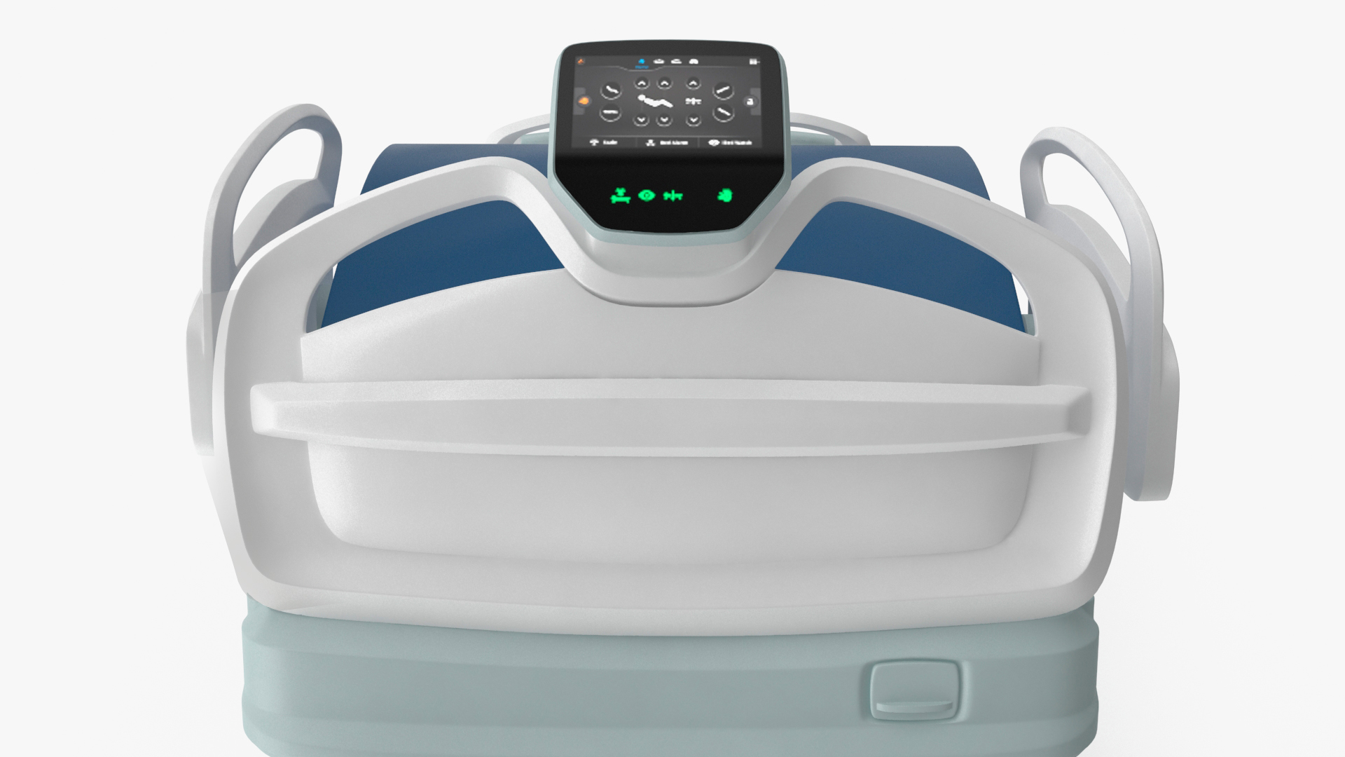 Smart Hospital Bed Rigged for Maya 3D model