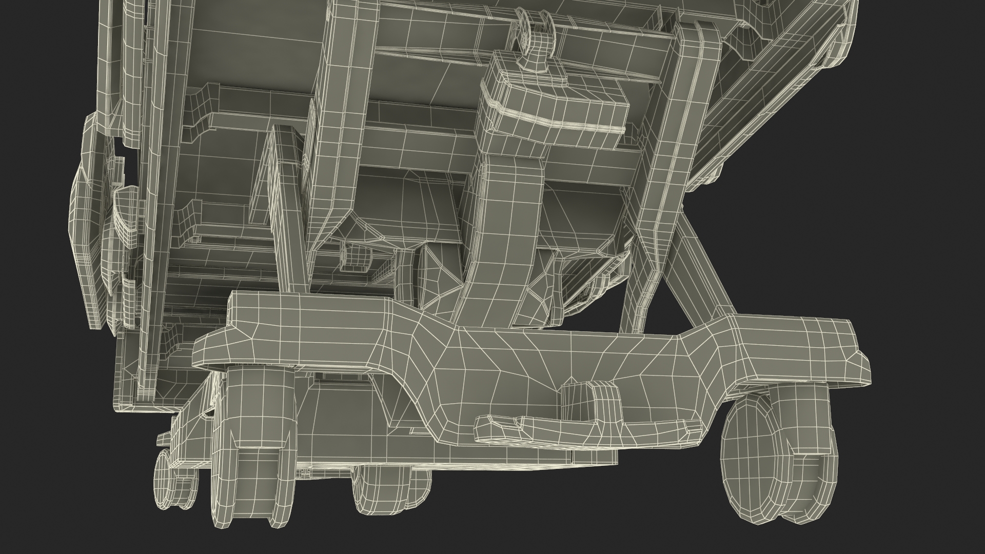 Smart Hospital Bed Rigged for Maya 3D model