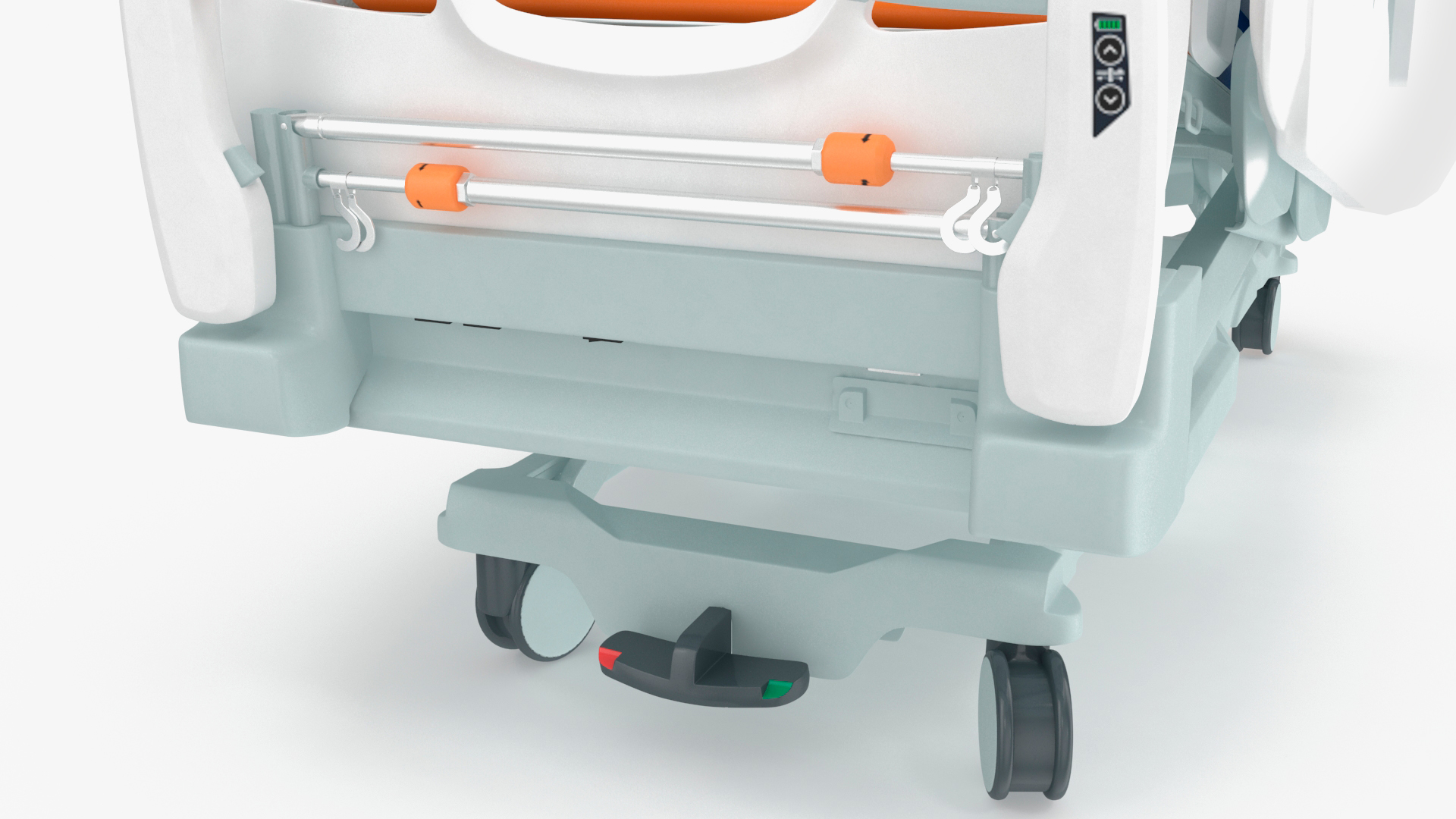 Smart Hospital Bed Rigged for Maya 3D model