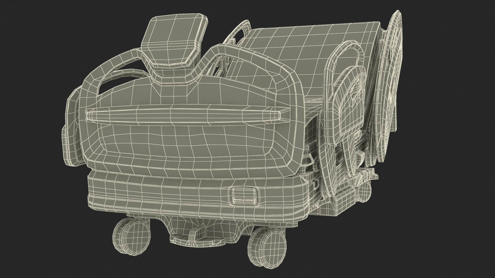 Smart Hospital Bed Rigged for Maya 3D model