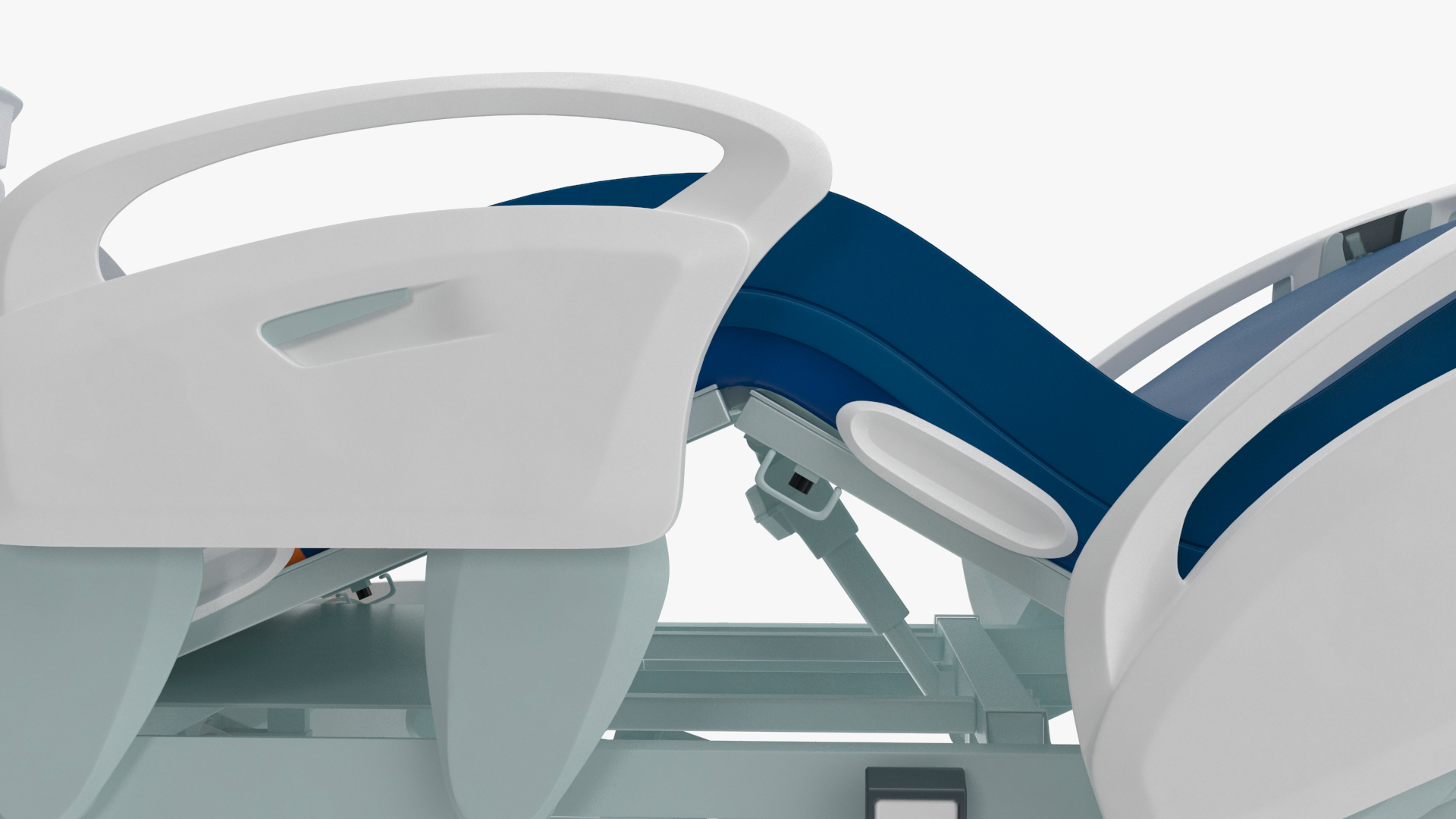 Smart Hospital Bed Rigged for Maya 3D model