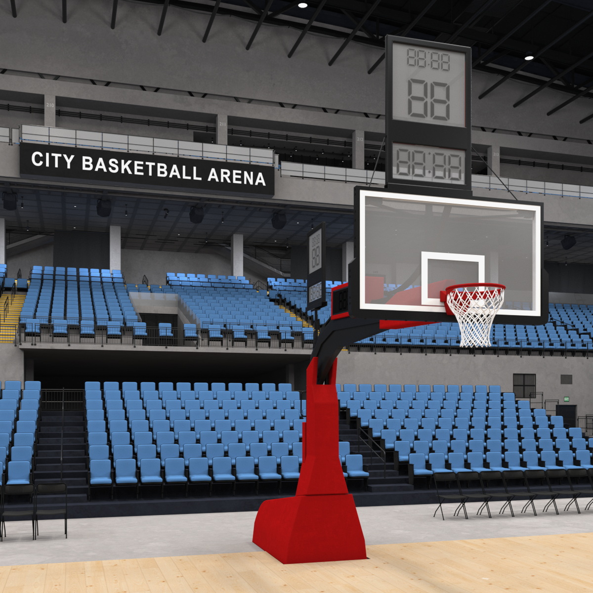 Sport Basketball Arena Indoor Interior
