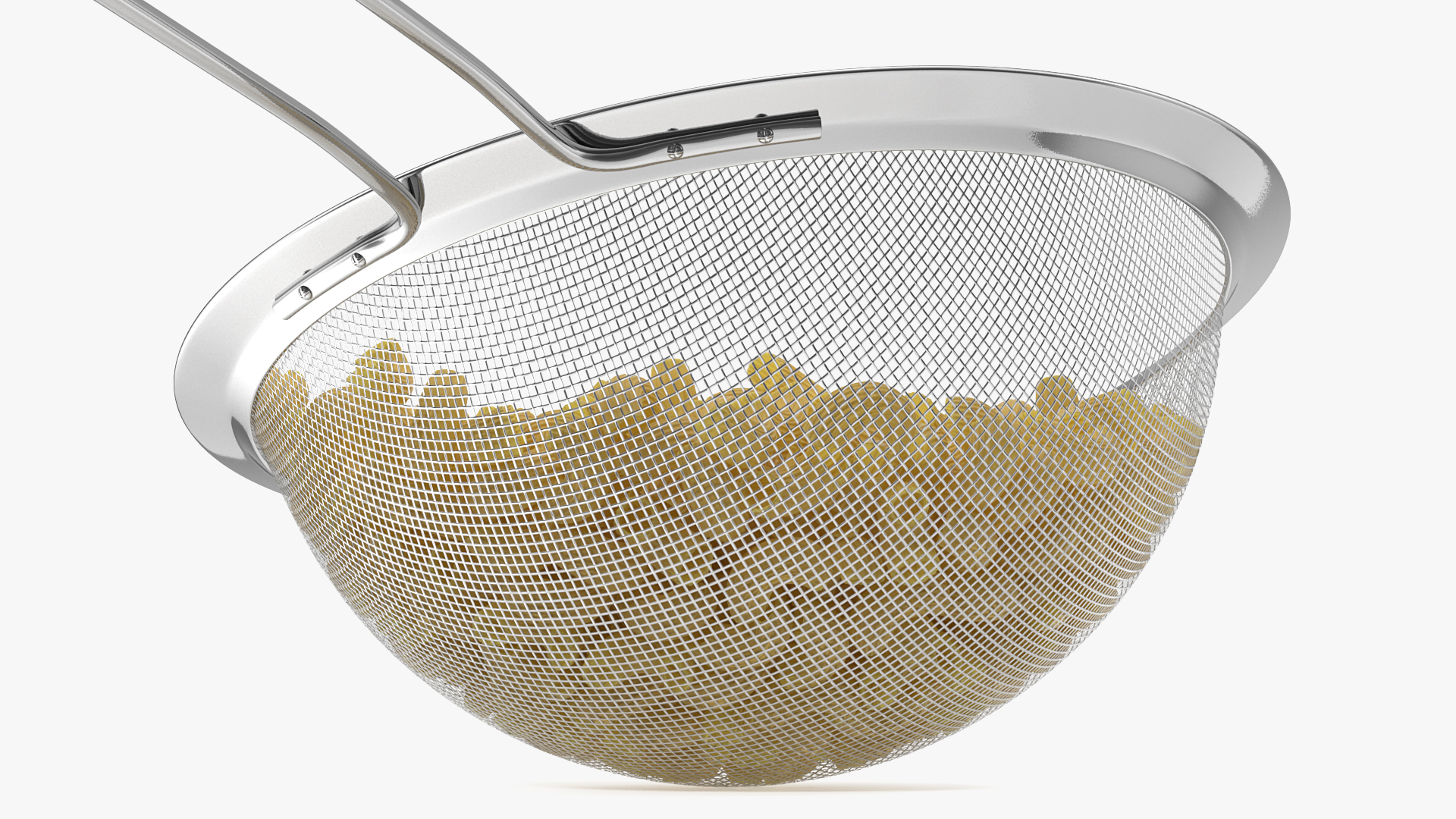 Cooked Elbows Pasta 3D model