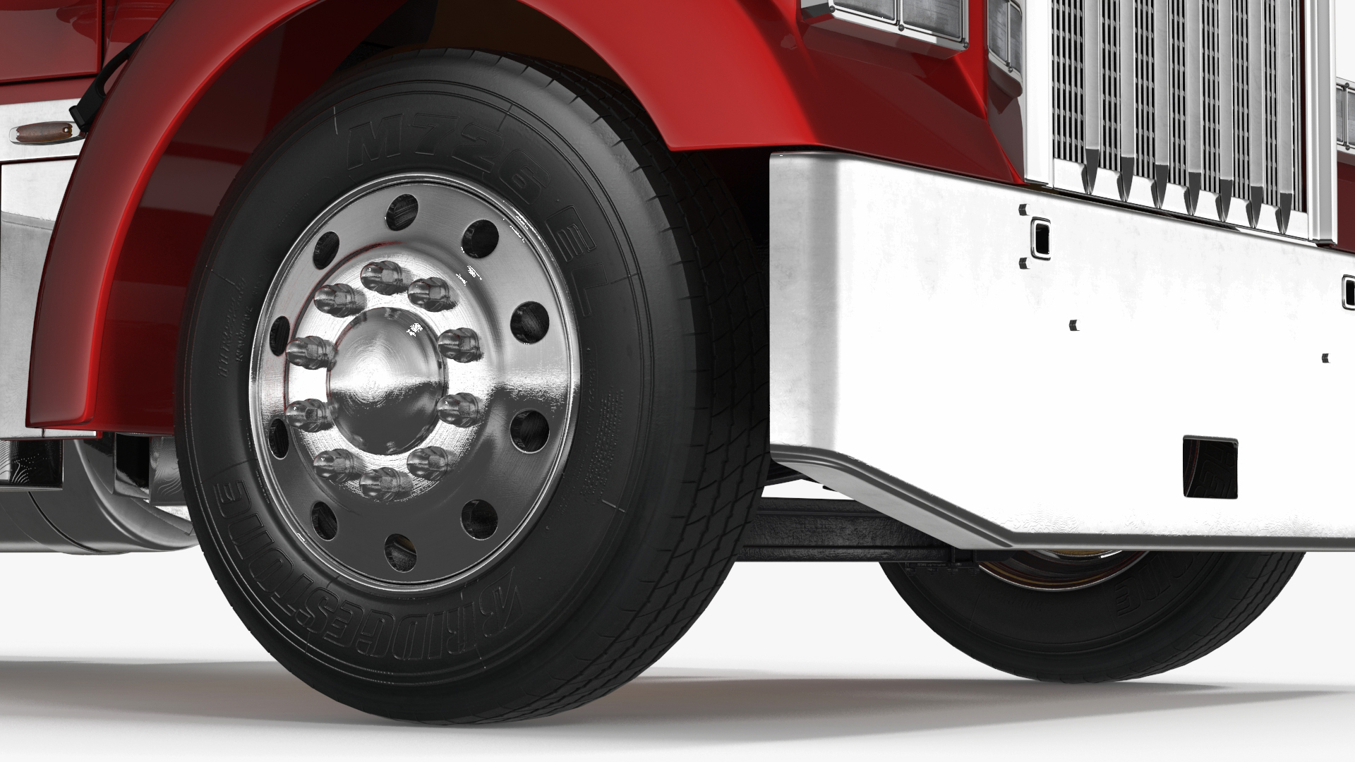 3D Semi Trailer Truck model