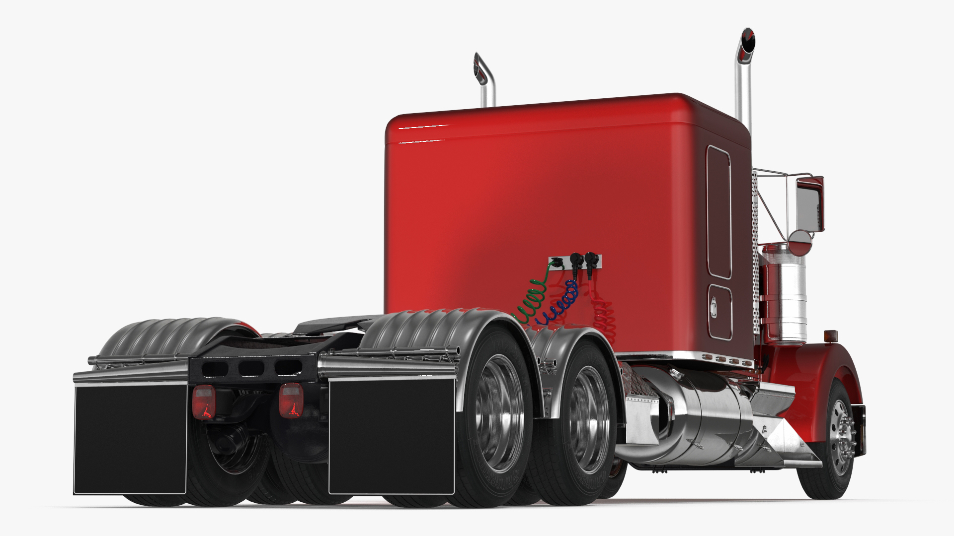3D Semi Trailer Truck model