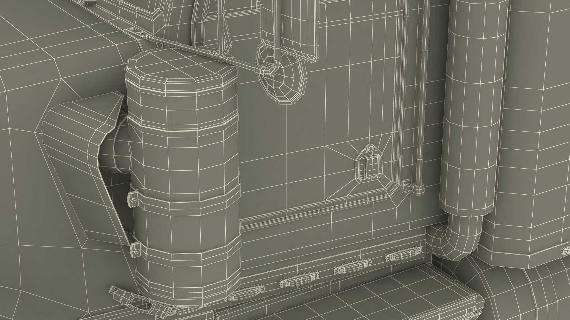 3D Semi Trailer Truck model