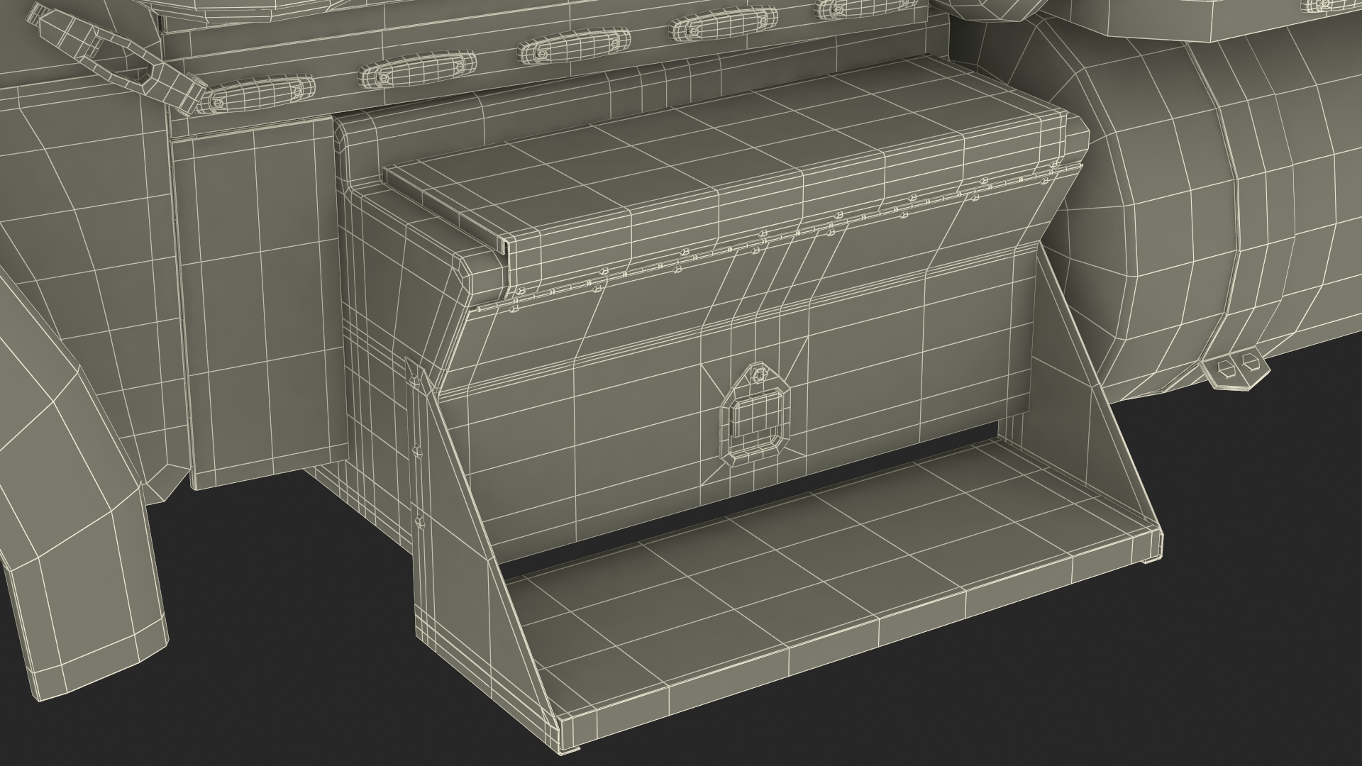 3D Semi Trailer Truck model