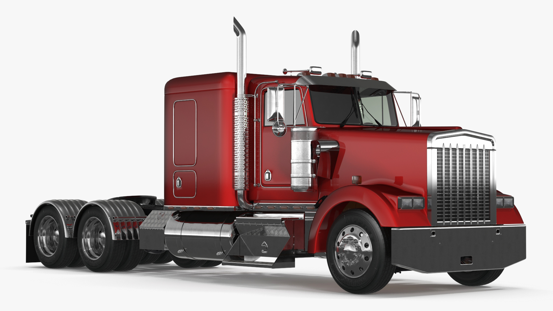 3D Semi Trailer Truck model