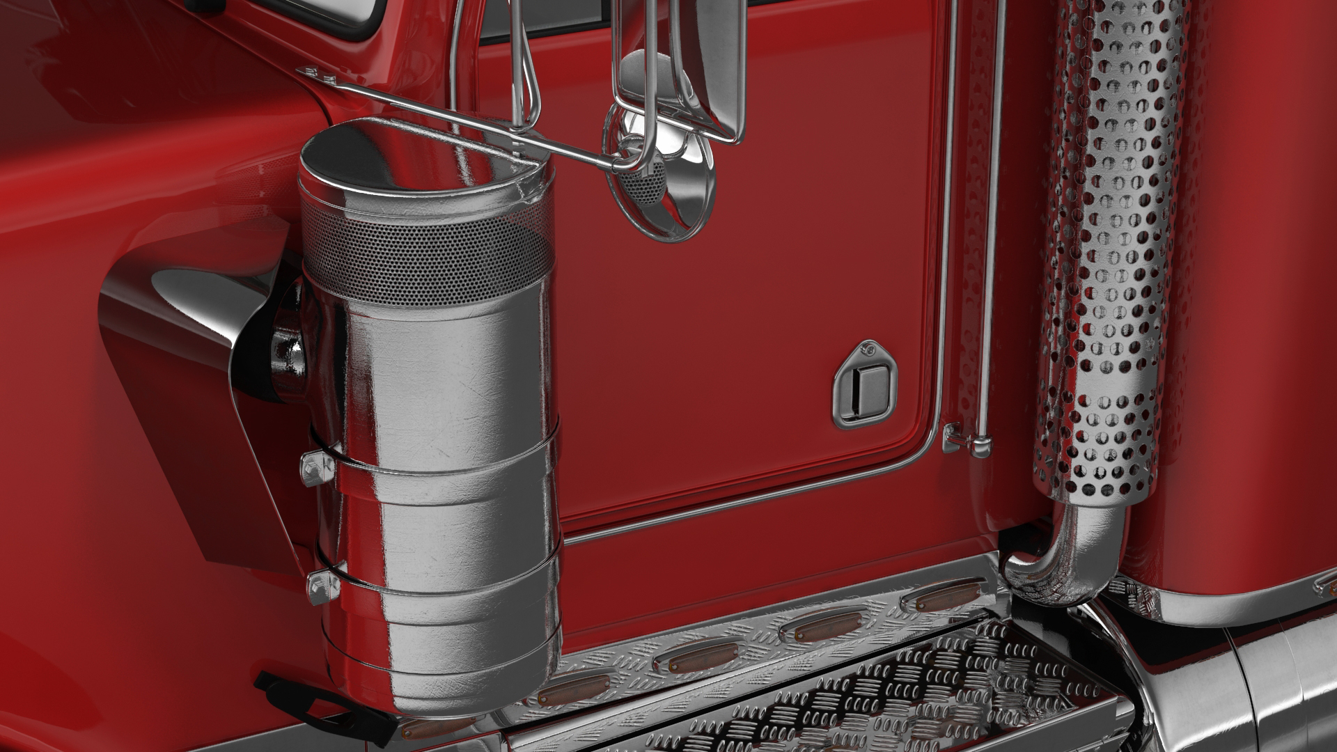 3D Semi Trailer Truck model