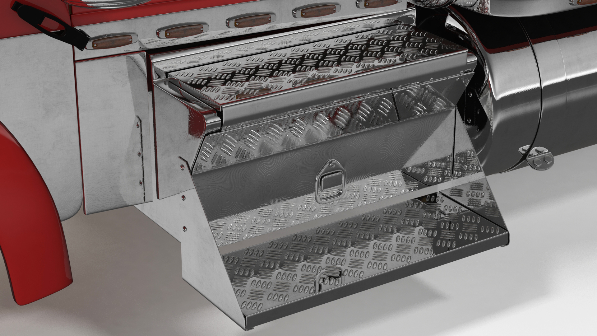3D Semi Trailer Truck model