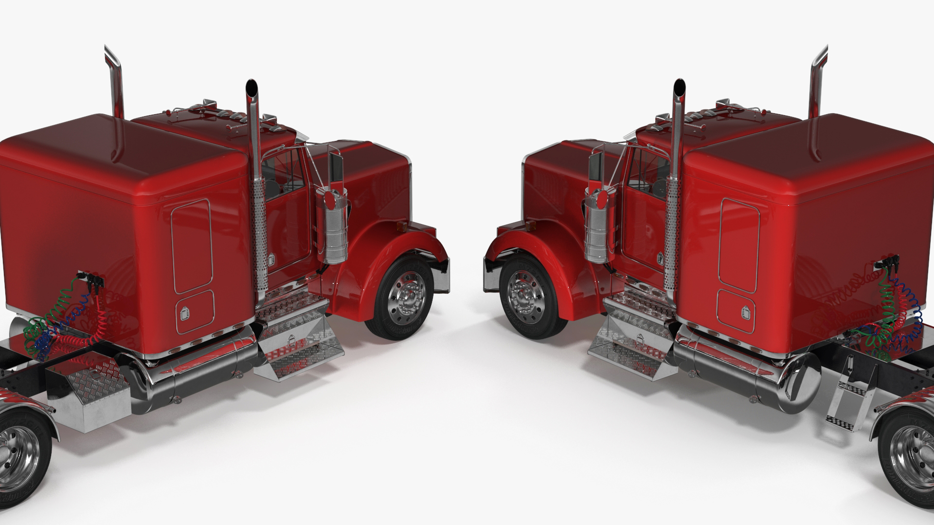 3D Semi Trailer Truck model
