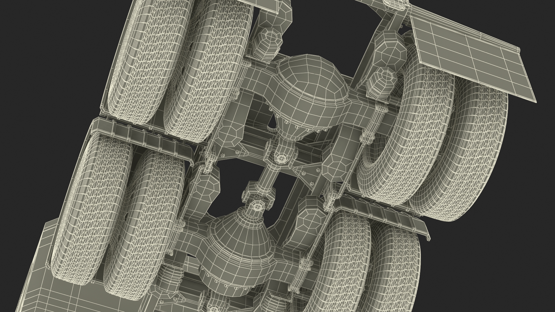 3D Semi Trailer Truck model