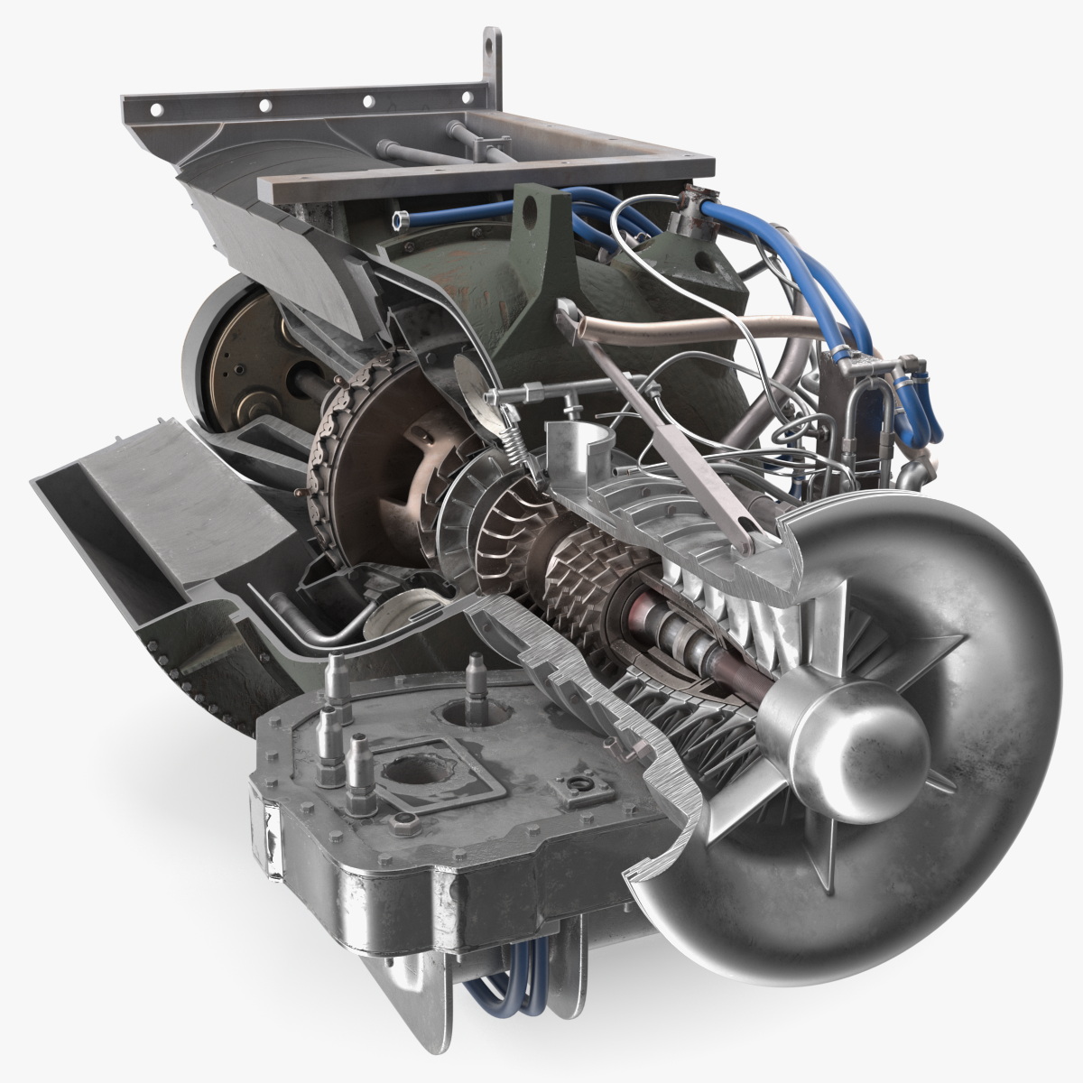 Tank Turbine 3D model preview